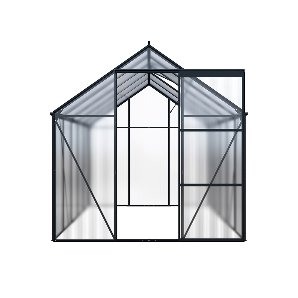 Eco Gewächshaus WALENA Schwarz - 310 x 190 cm
