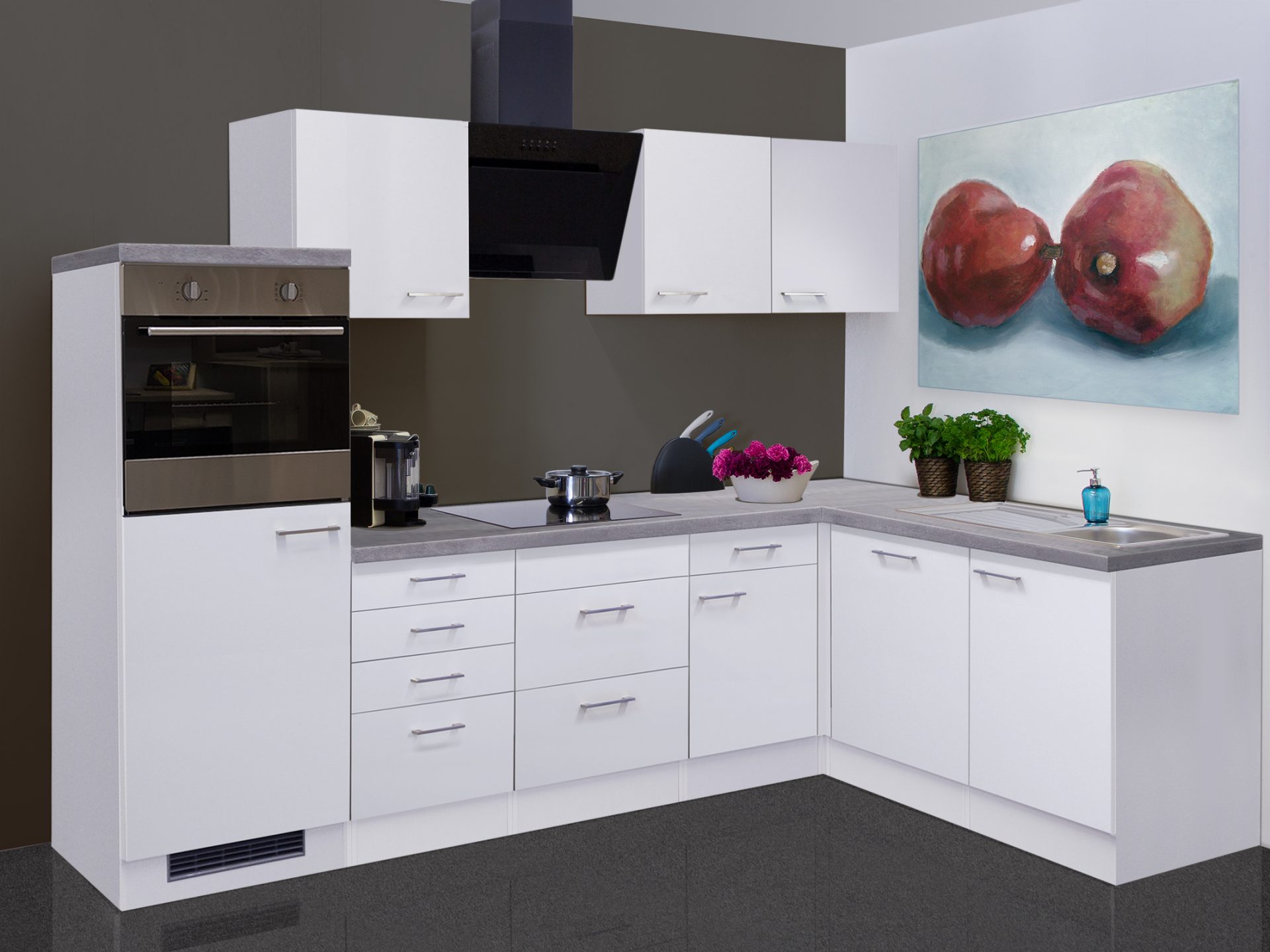 Winkelküche VITA 280x170 cm mit E-Geräten