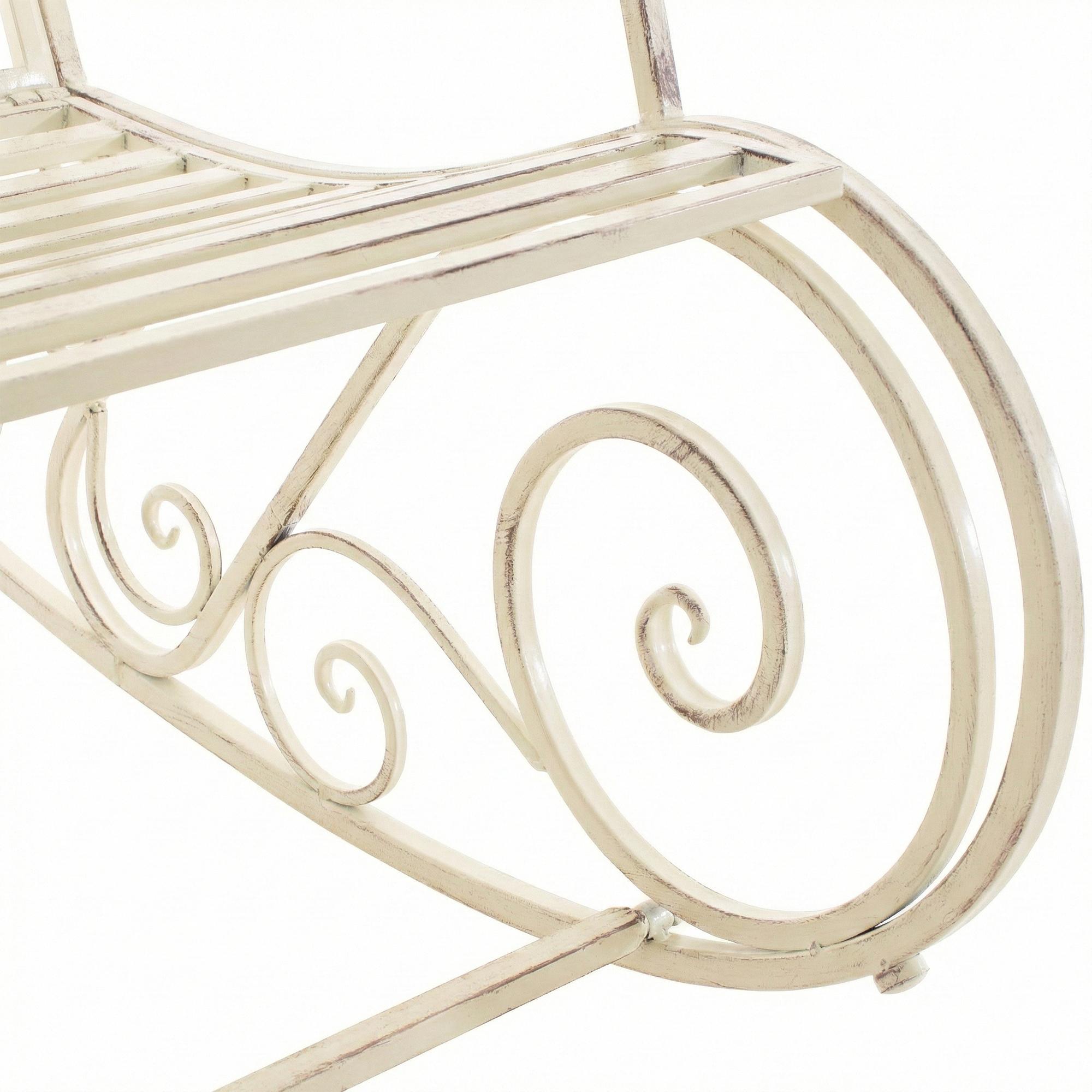 Schaukelstuhl Smilla, antik-creme