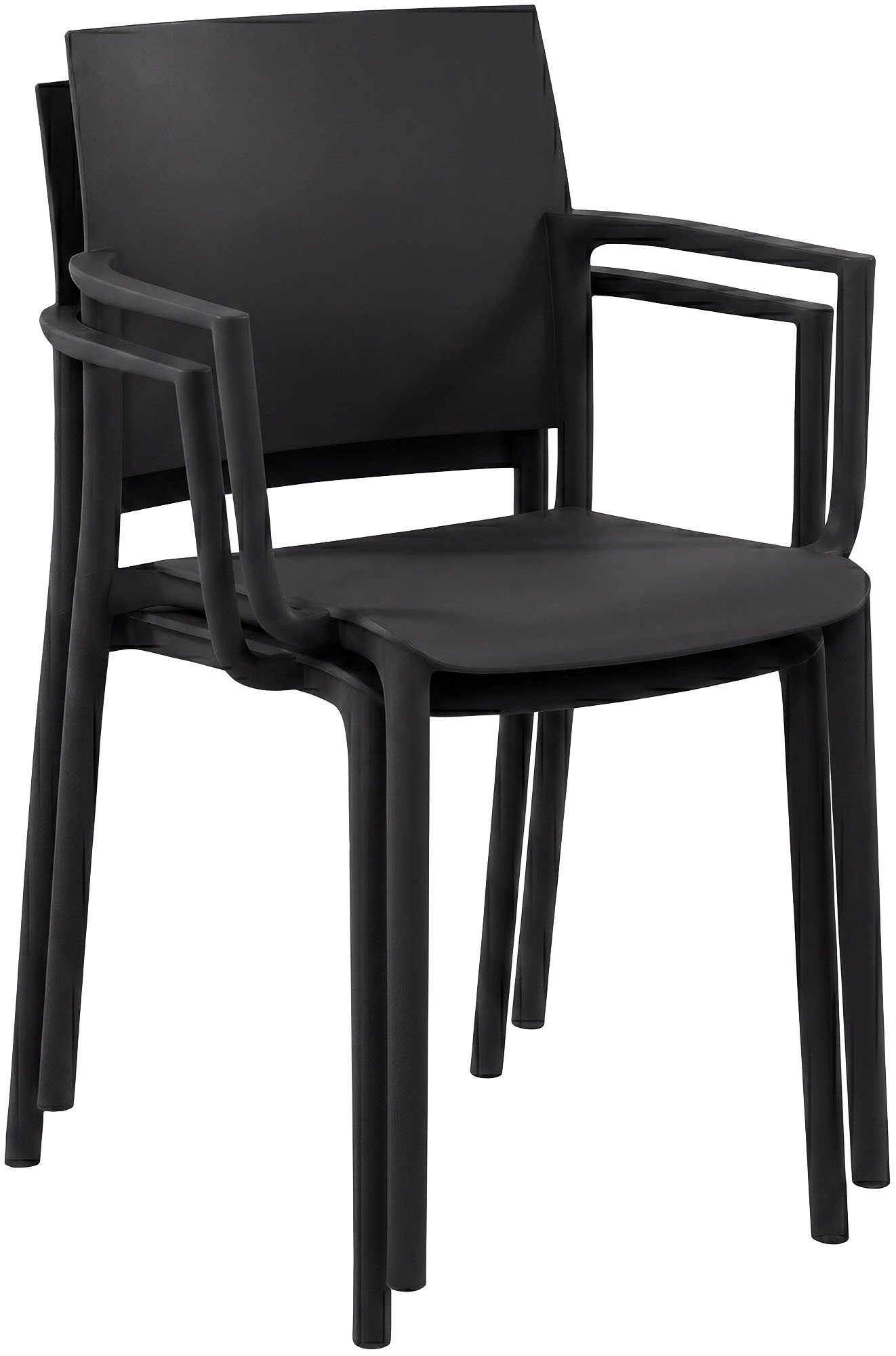 Gartenmöbel-Set Pula, schwarz