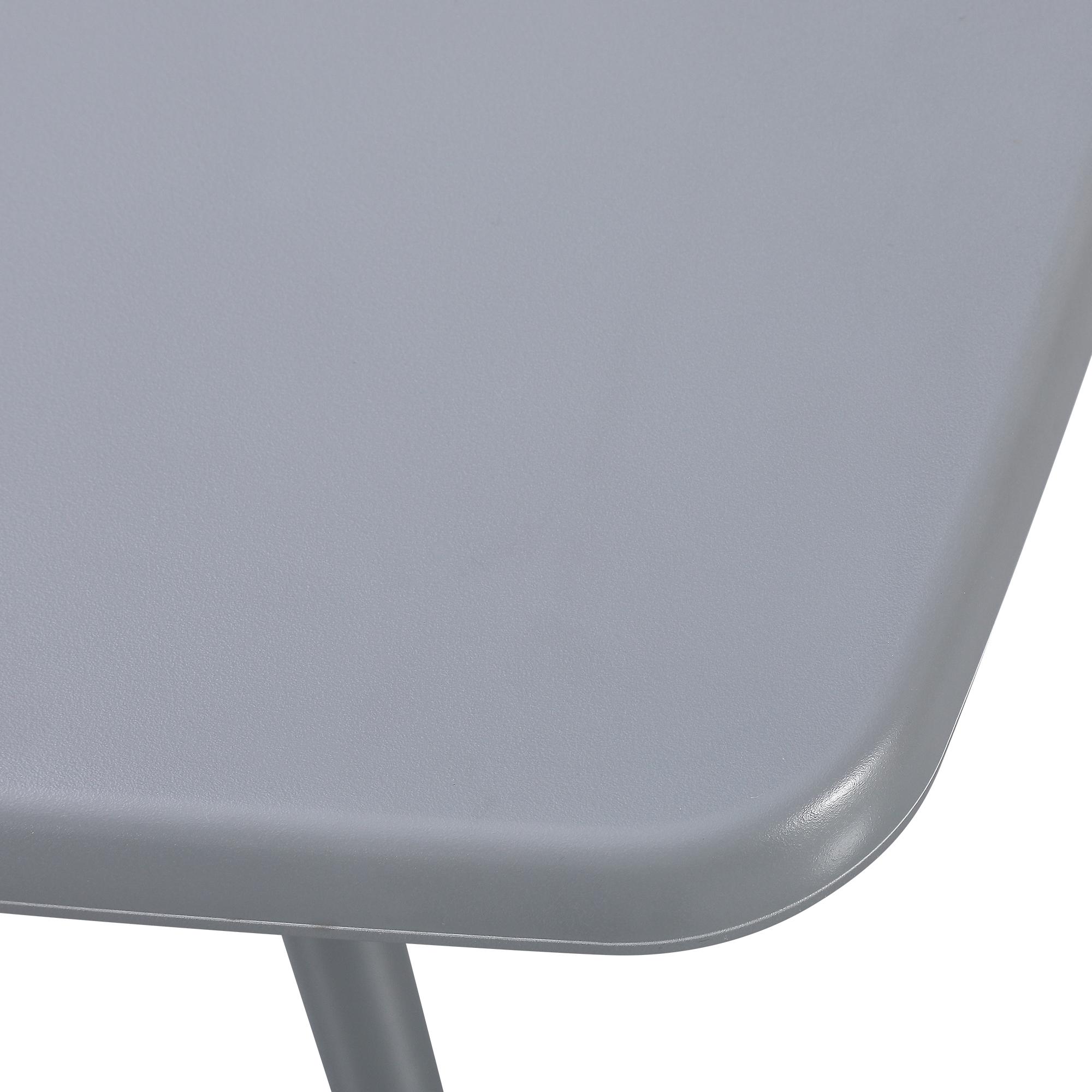 Tisch Becky eckig 72 x 72 cm, grau