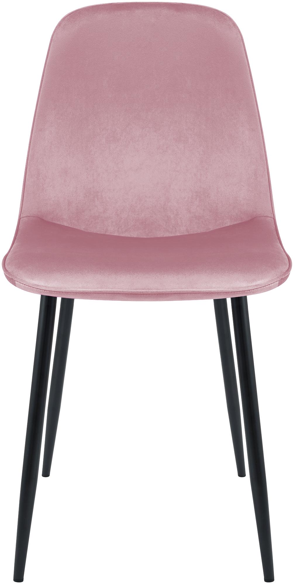 Esszimmerstuhl Maryam Samt, rosa