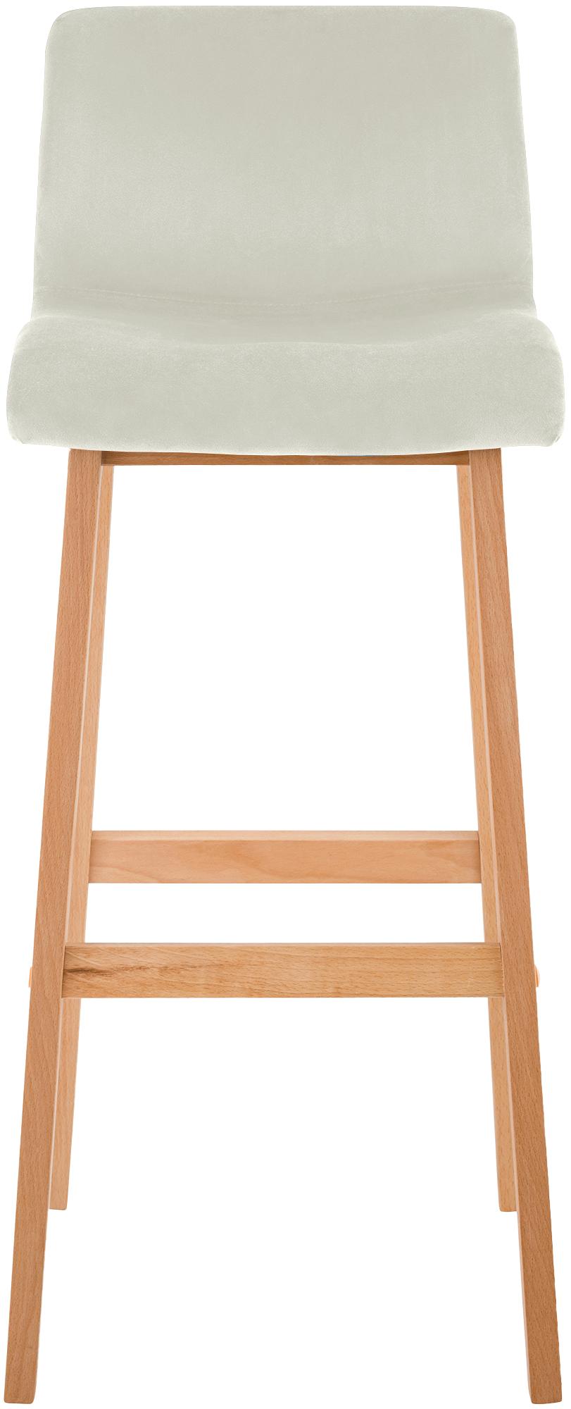 Barhocker Hoover Samt Natura, creme