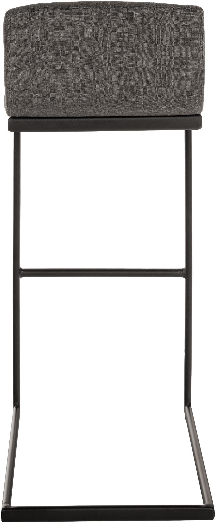Barhocker Newport Stoff B, dunkelgrau
