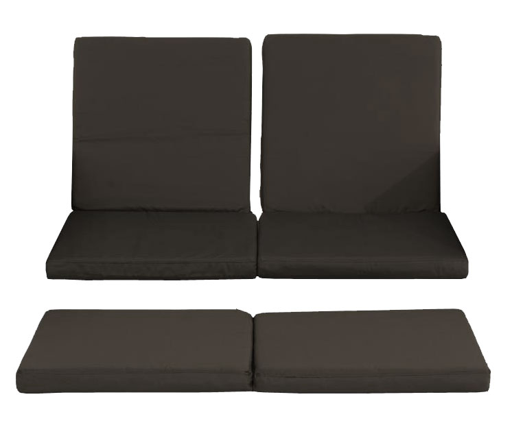 3er-Set Kissenbezüge Sofa Ancona, anthrazit