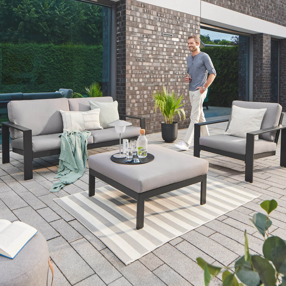 Gartenlounge Aluminium RIO M - Anthrazit