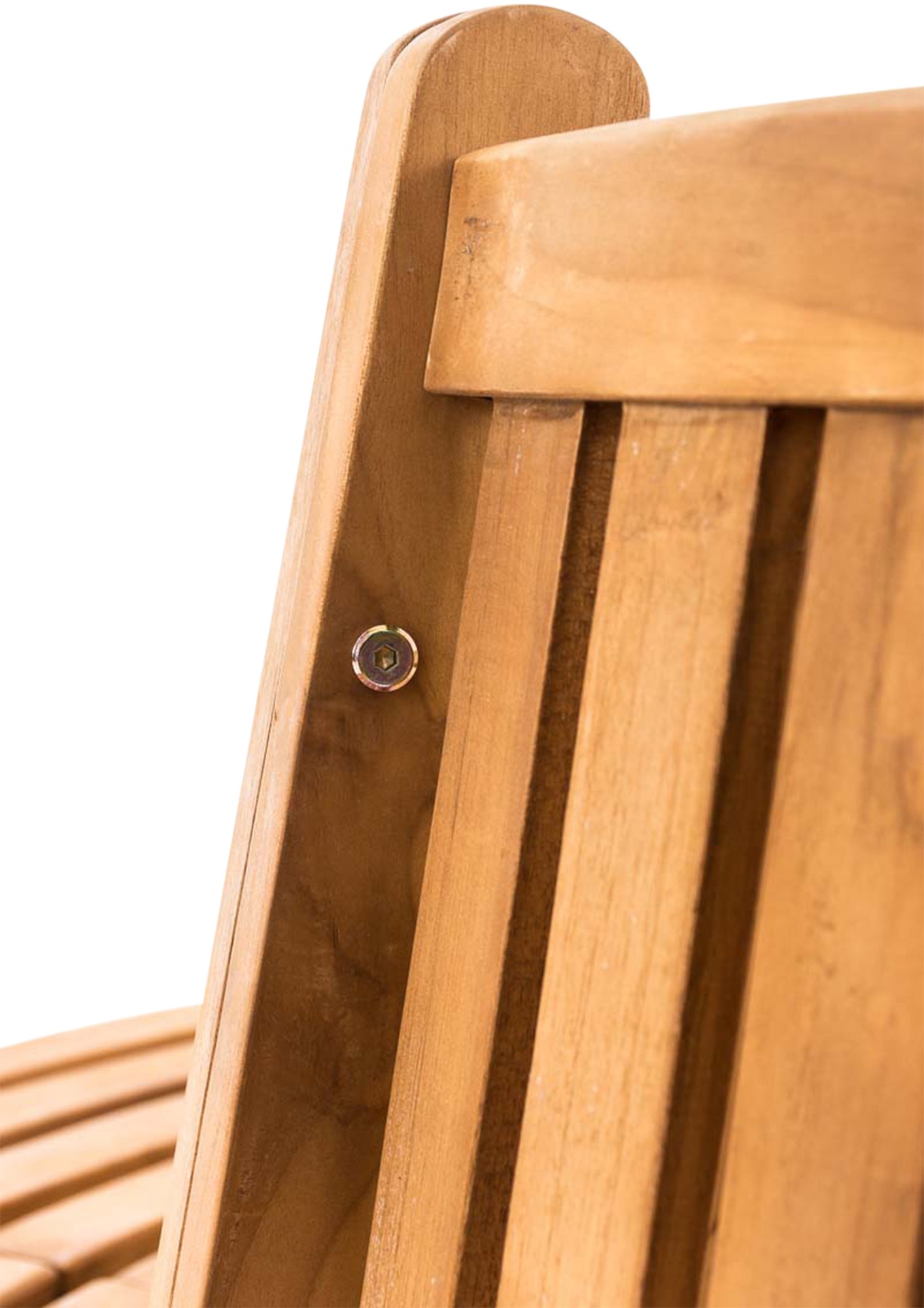 Baumbank Leming halbrund 250 cm, teak