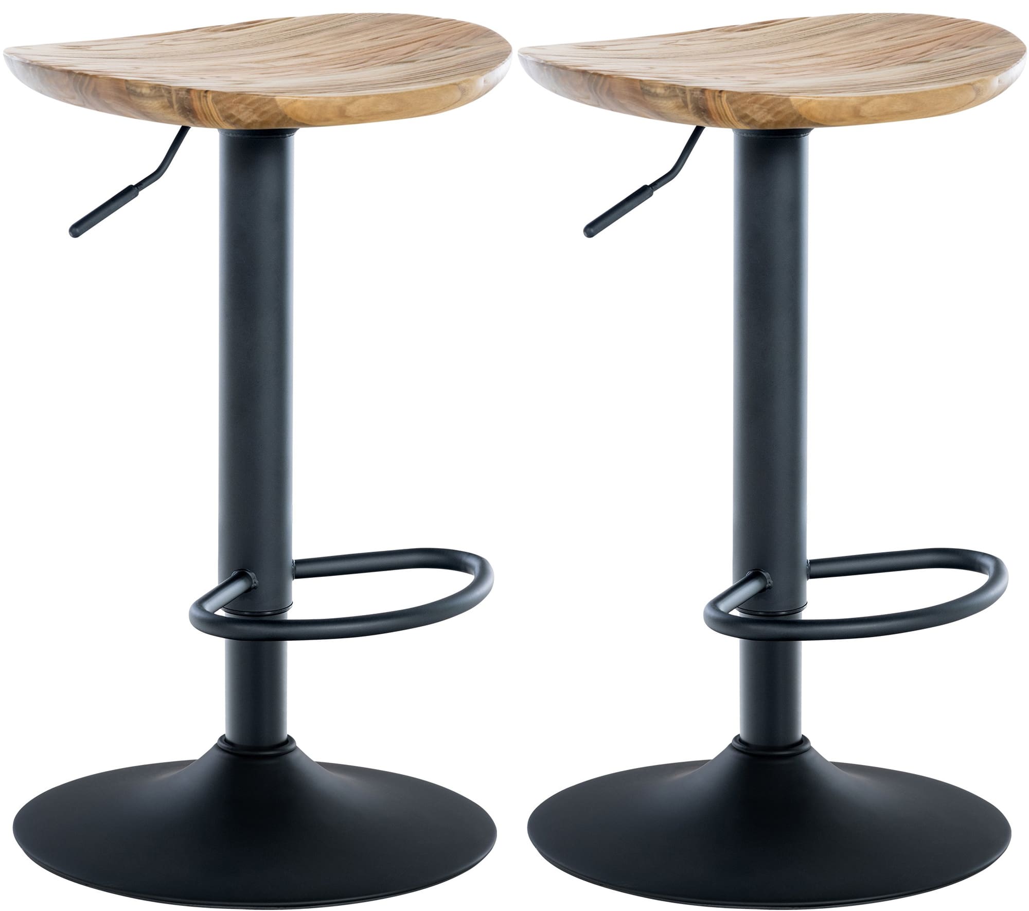 2er Set Barhocker Skelde, natura