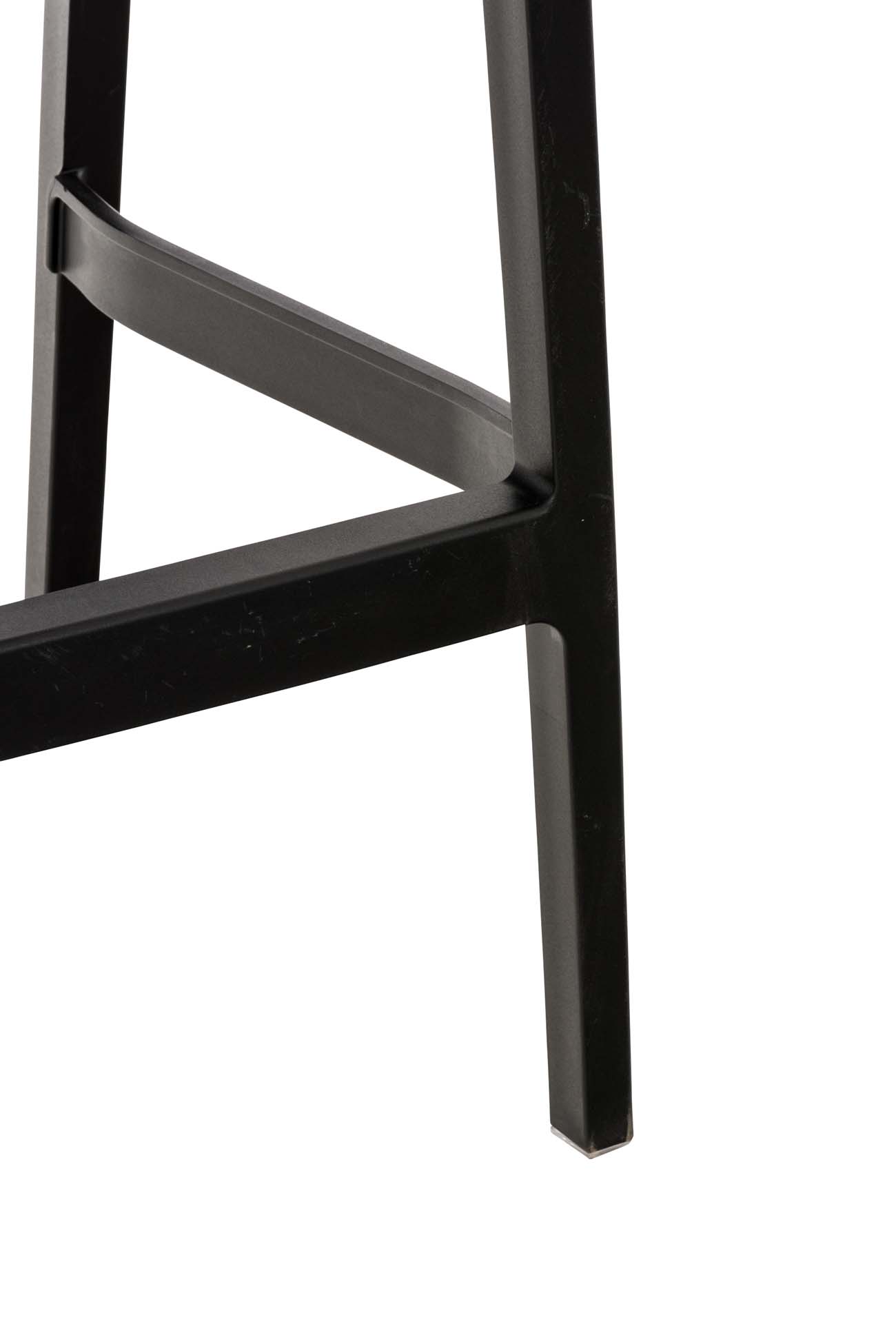 4er Set Barhocker Maya, schwarz
