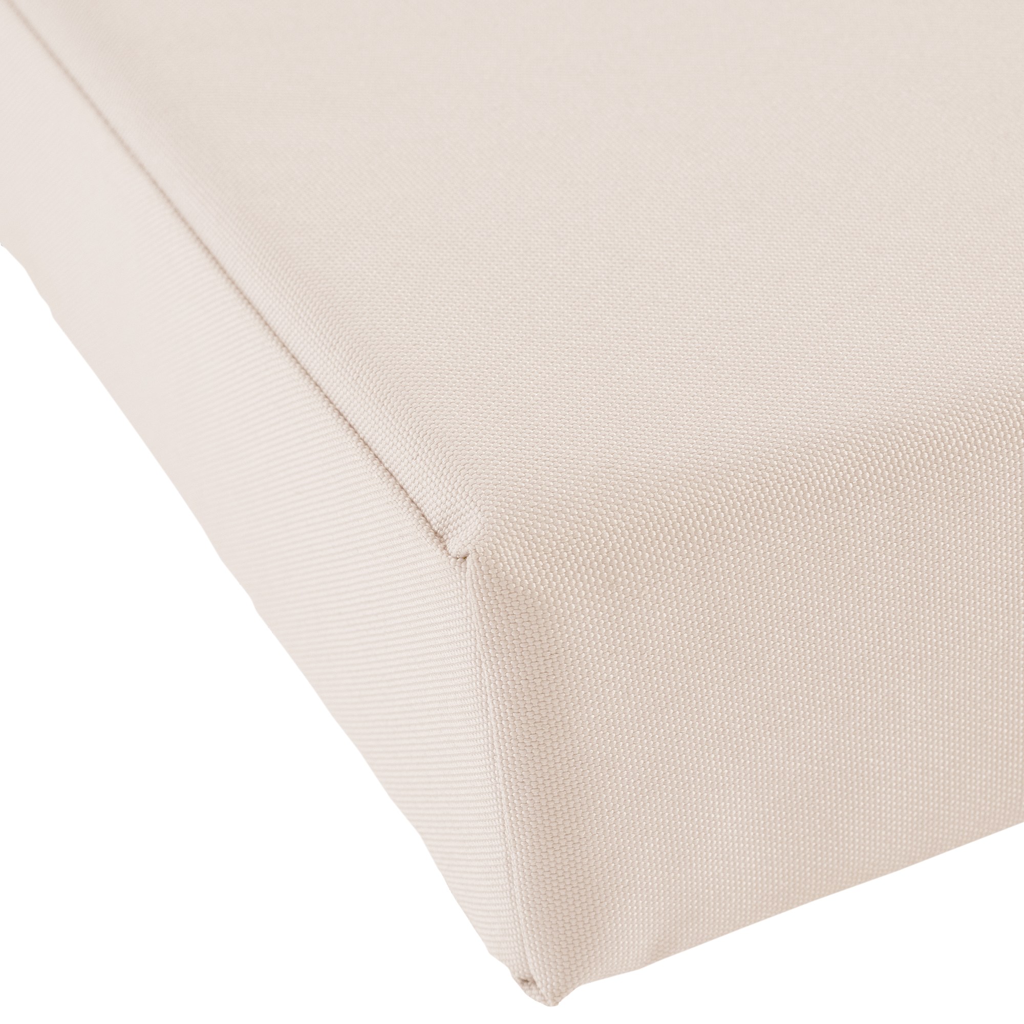 Schaukelbank Joyce mit Sitzkissen 200 cm + teak, creme