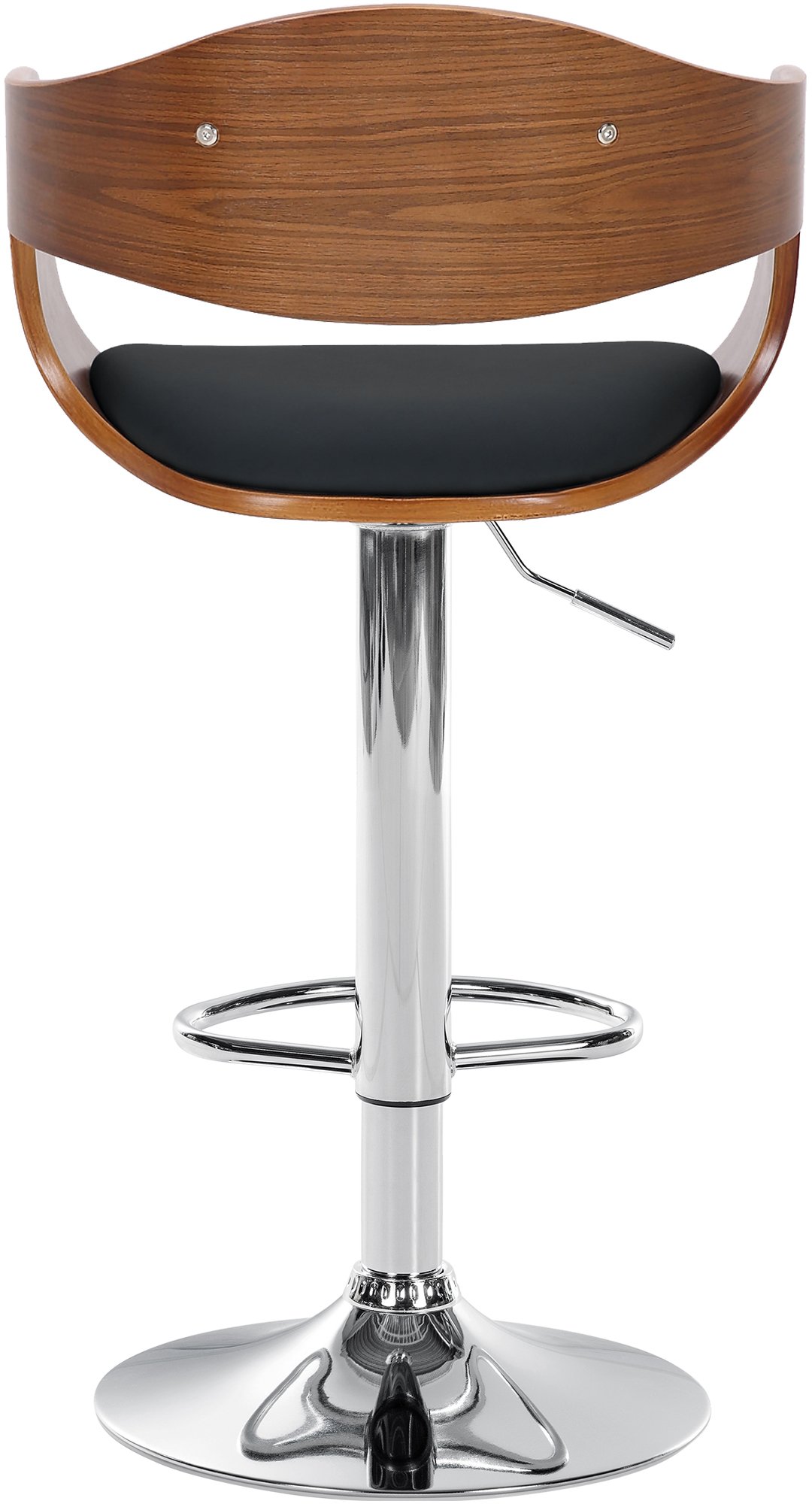 Barhocker Kingston C, walnuss/schwarz