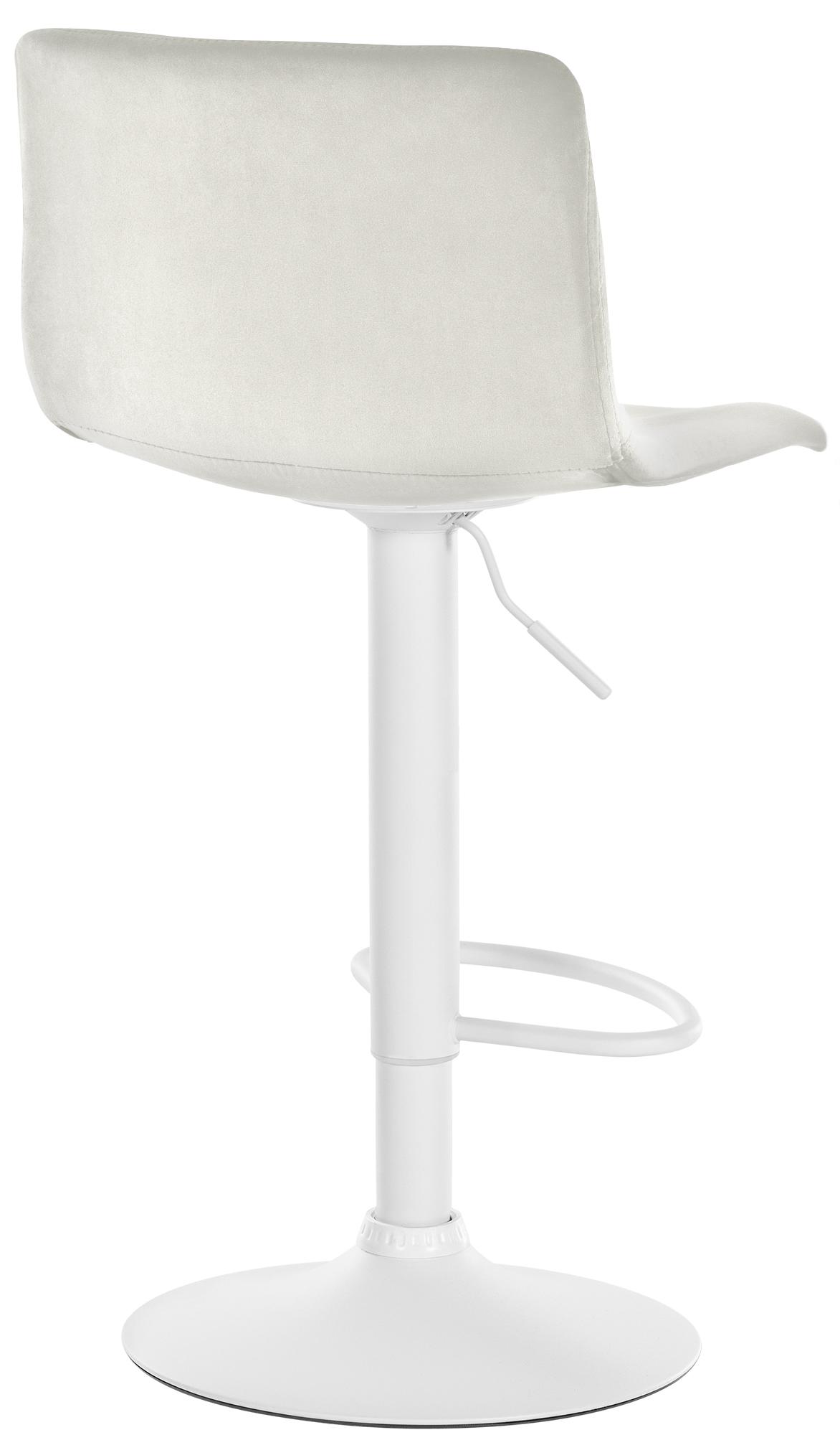 Barhocker Hoover Samt W, creme
