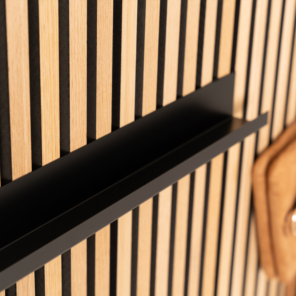 Regal für Akustikpaneel RESONA - 50 x 5 cm Schwarz