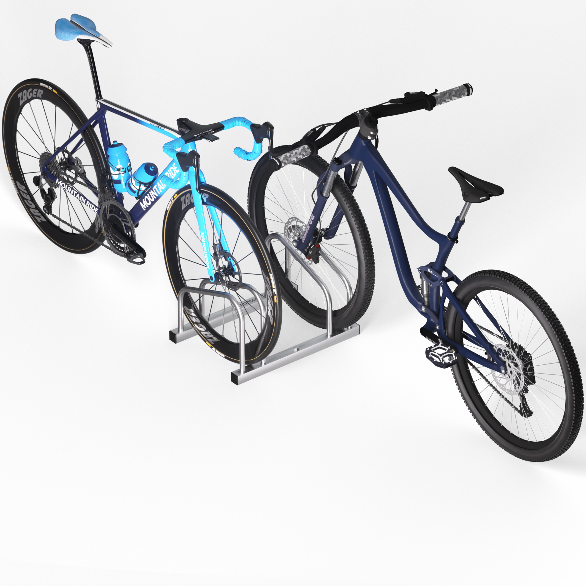 Fahrradständer 2er 50x32x27cm