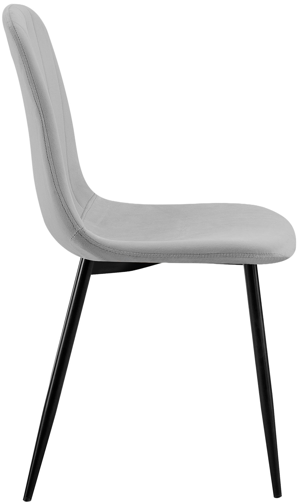 Esszimmerstuhl Baxter Samt, grau