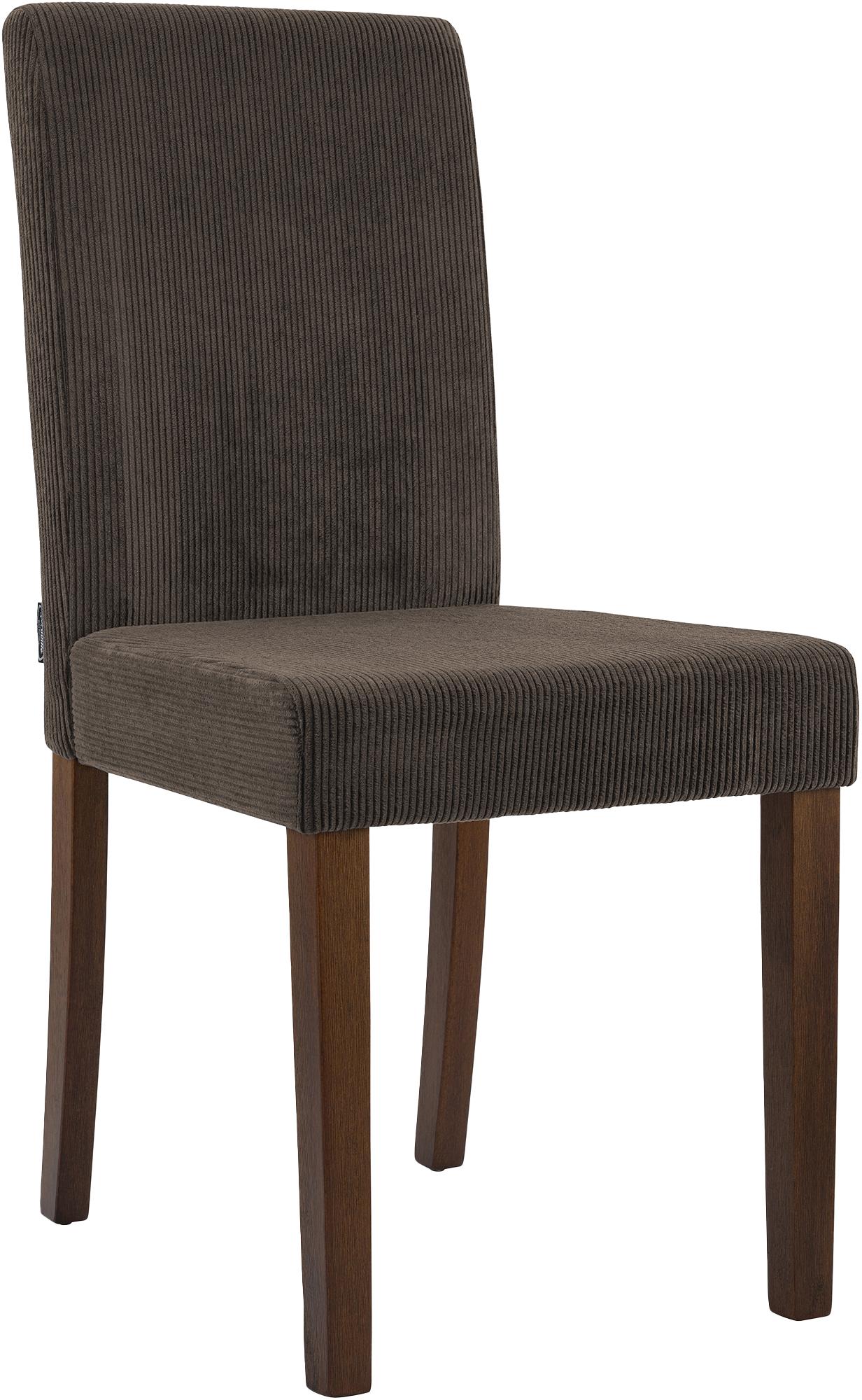 Esszimmerstuhl Ina Cord antik dunkel, braun