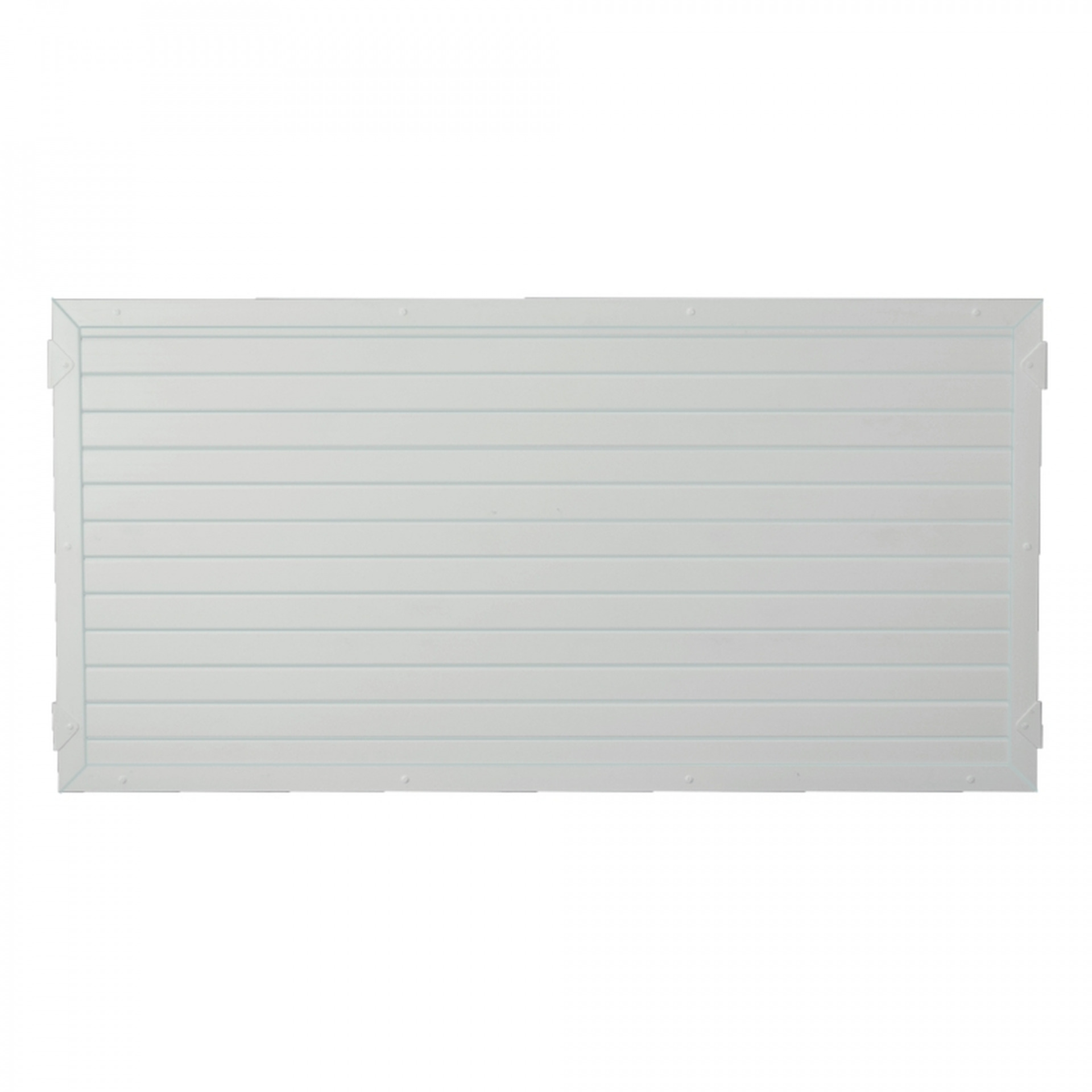 LIGHTLINE KS-Zaunelement, 180 x 90 cm, Füllung weiß / Rahmen weiß