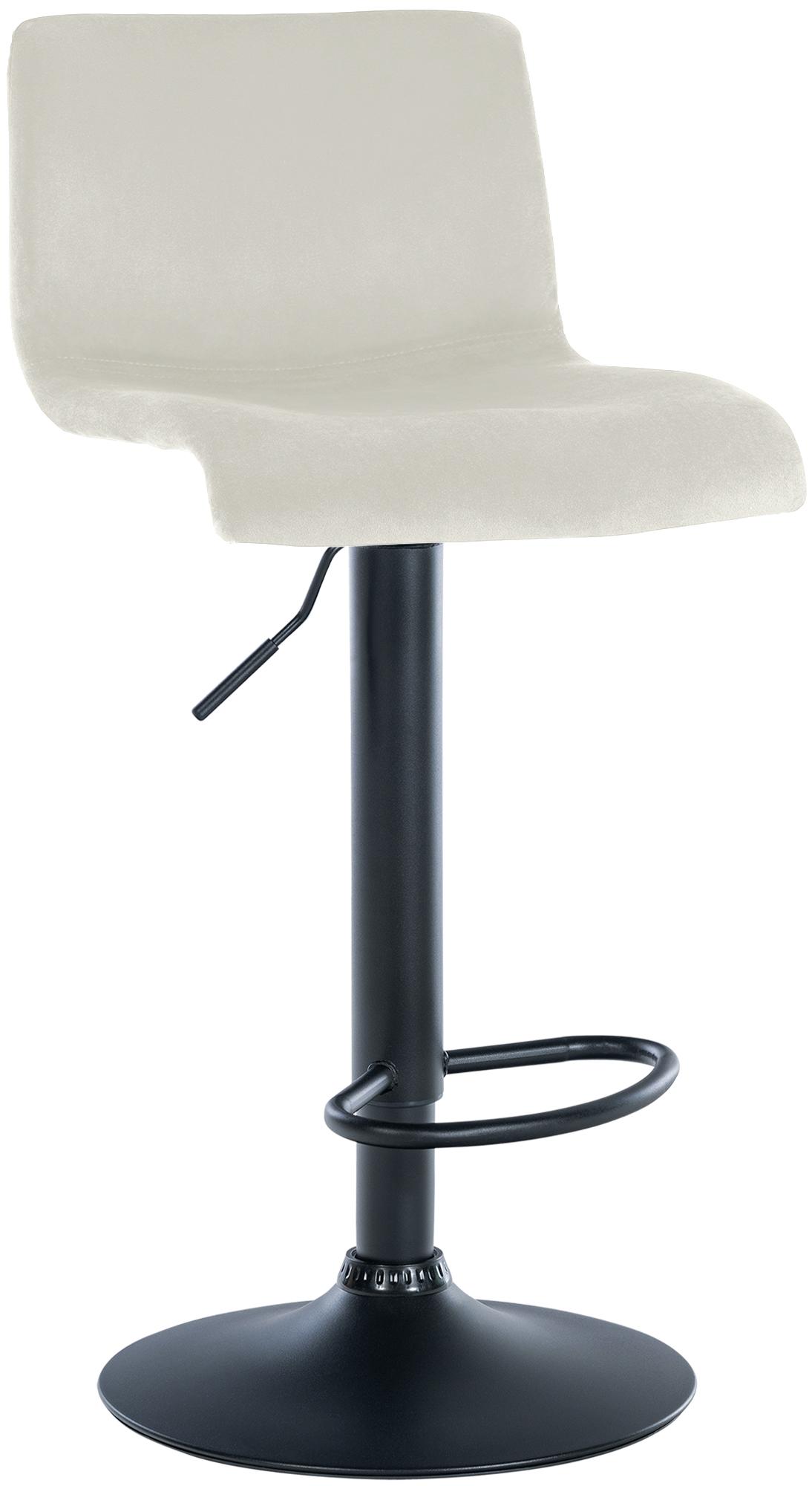 Barhocker Hoover Samt B, creme