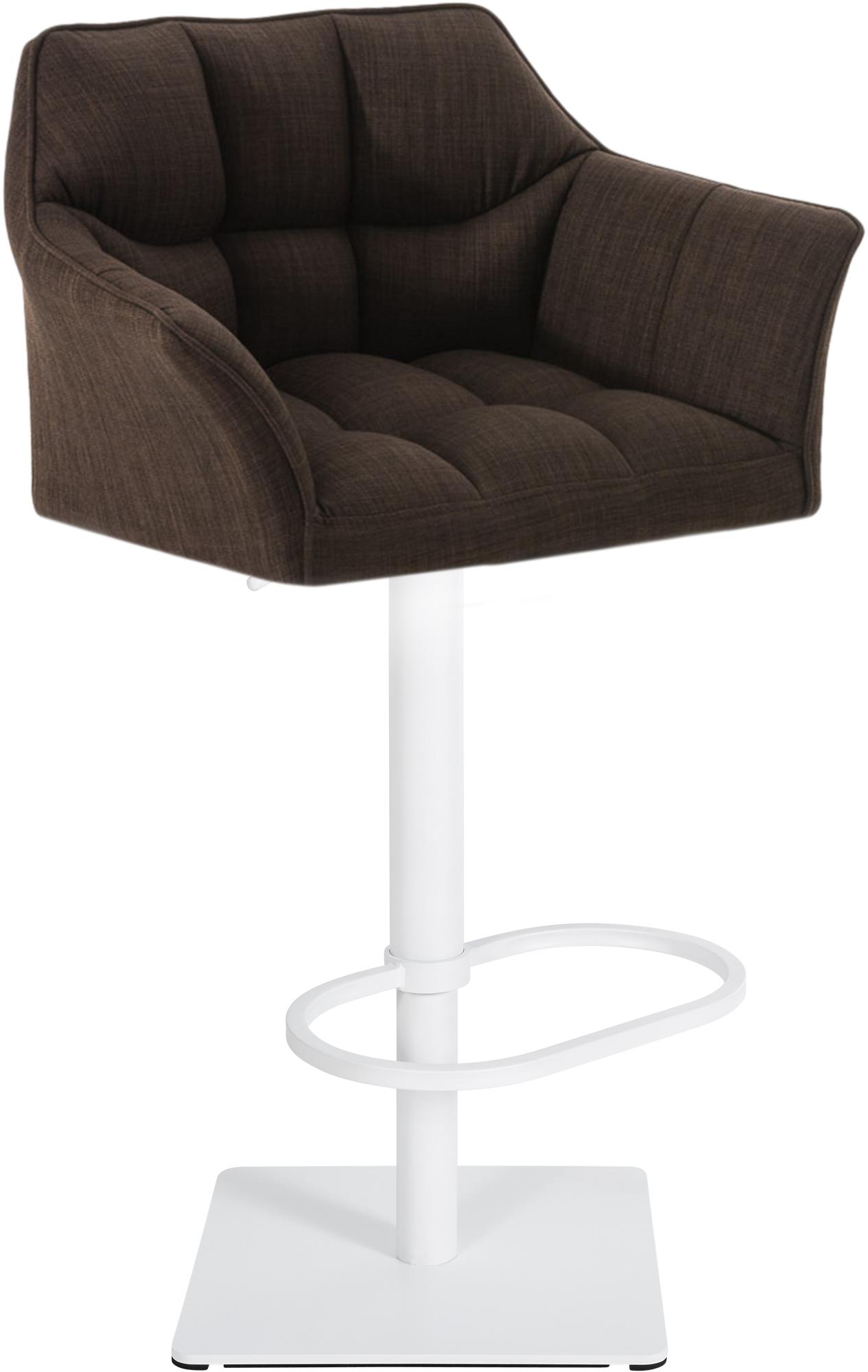 Barhocker Damaso W Stoff, braun