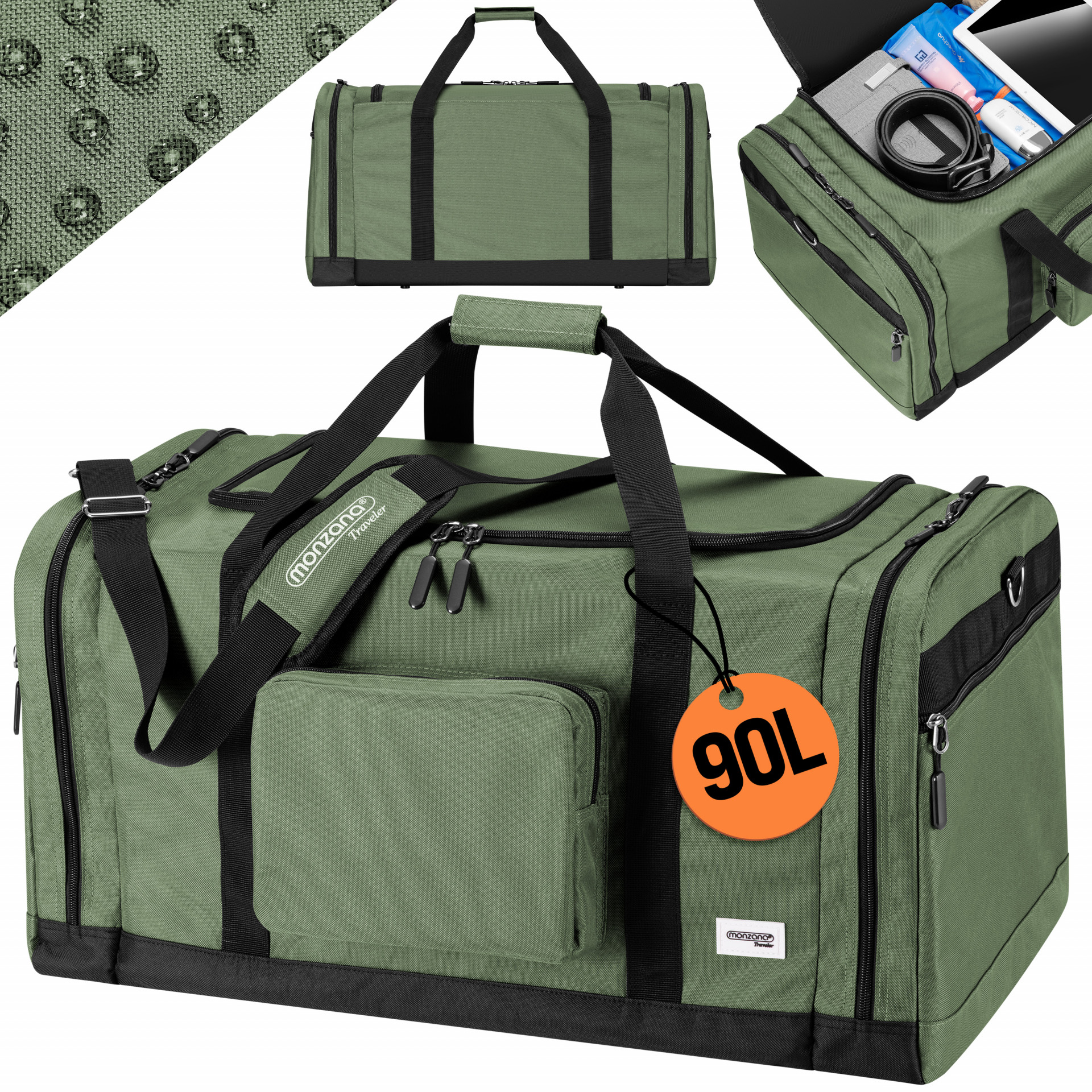 Reisetasche Grün 90L