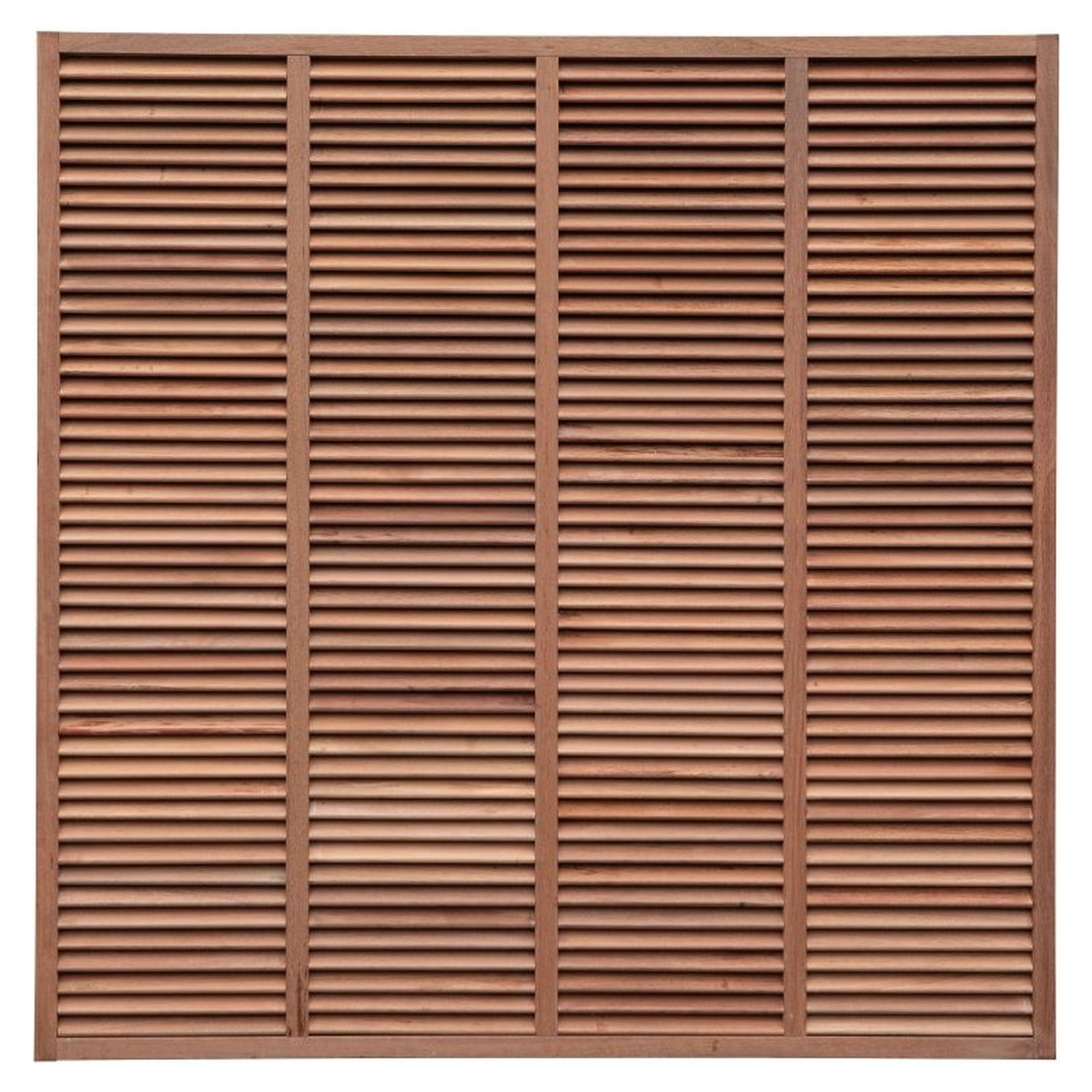 CLAUSA-Rankgitter Keruing, 180 x 180 cm, Rahmen 40/40 mm, Leisten 12/54 mm, blickdicht