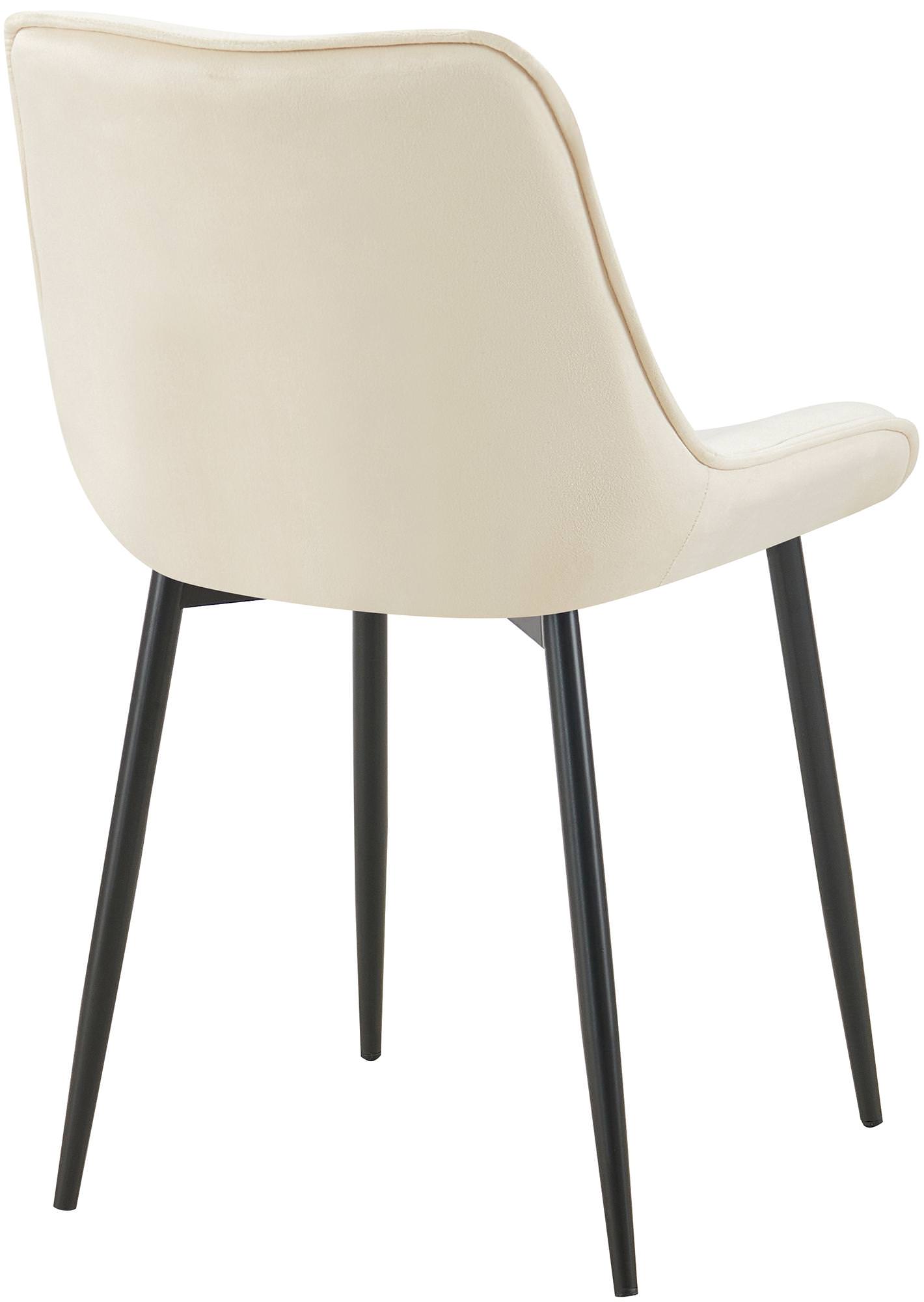 Esszimmerstuhl Wallace Samt, creme