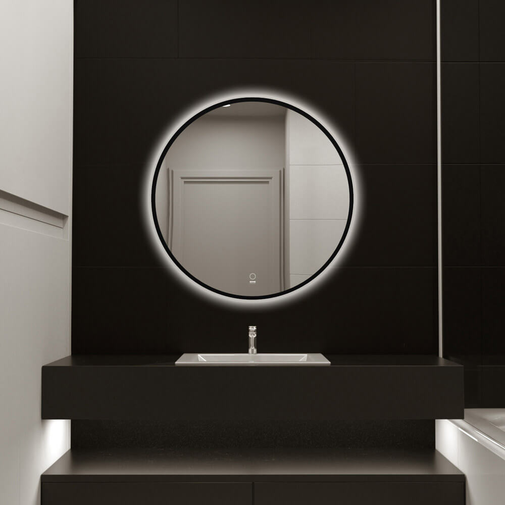 LED-Spiegel Rund DUBI - 80 cm