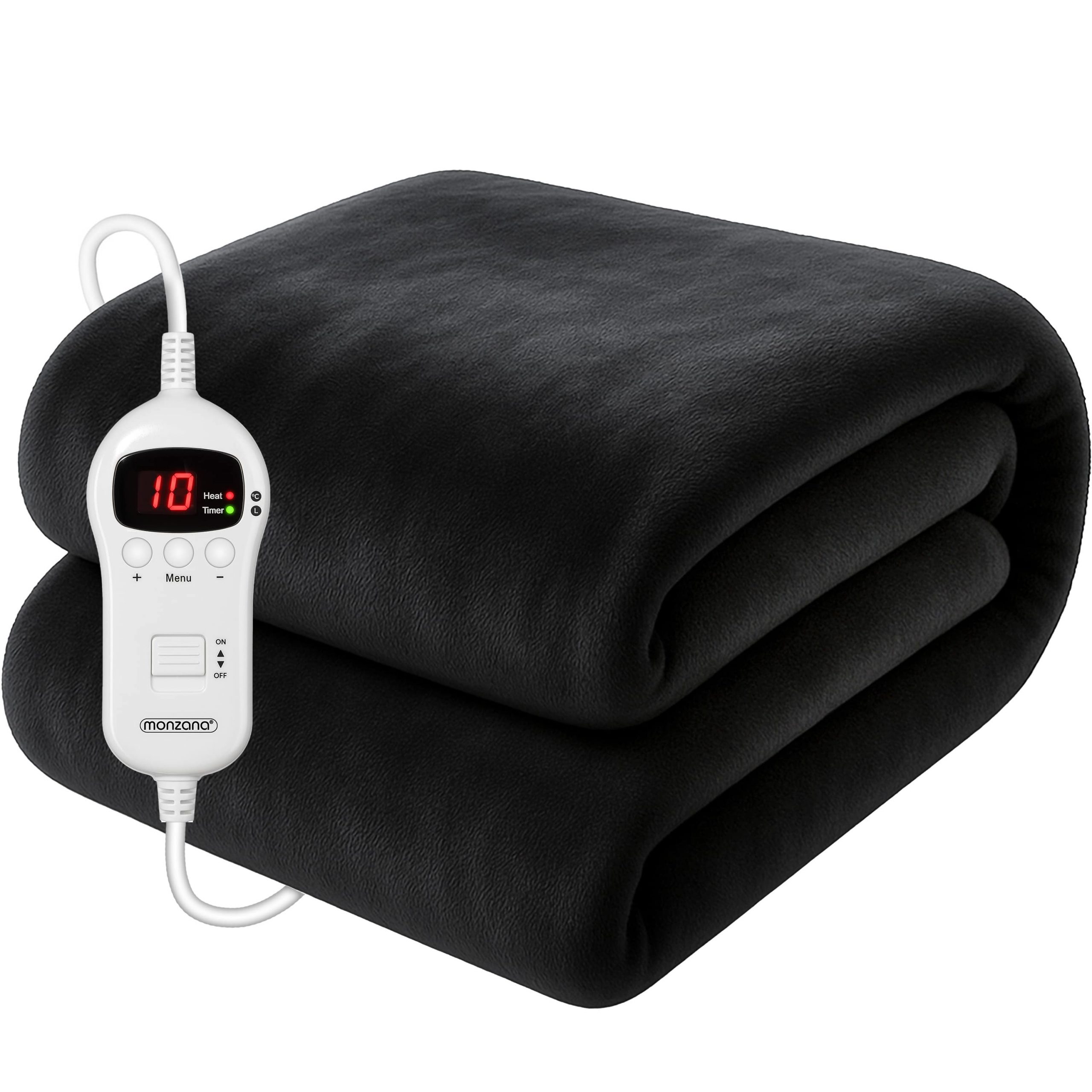Heizdecke Coral Fleece Anthrazit 180x130ccm