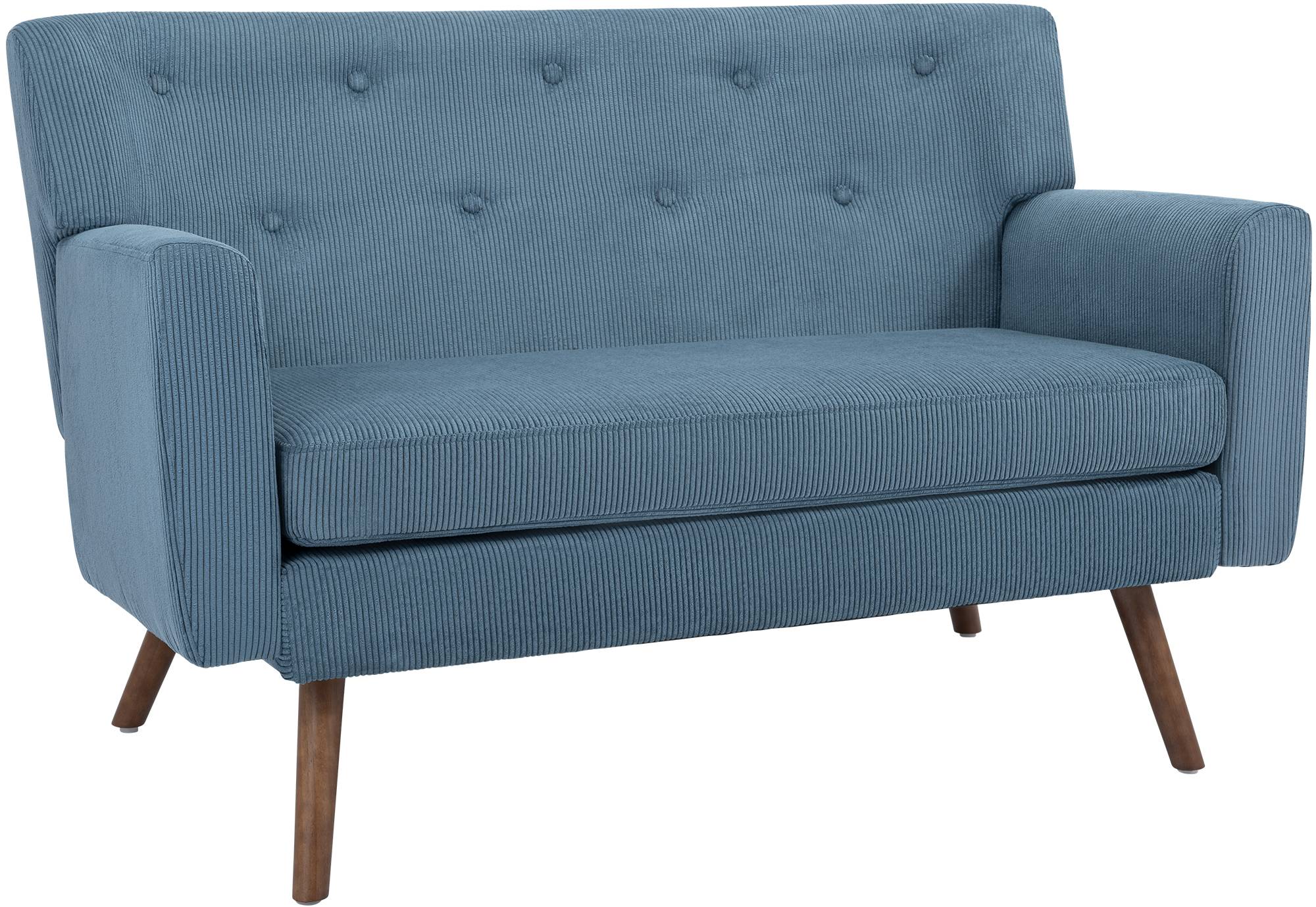 Sofa Kioni Cord, blau
