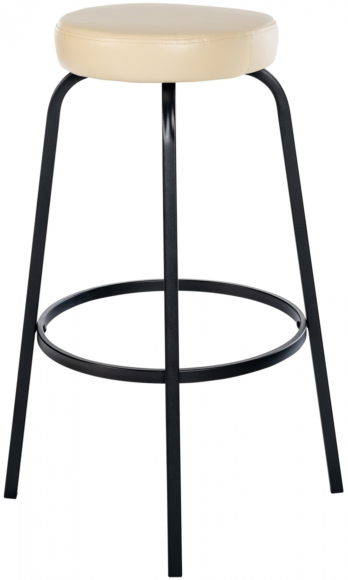 Barhocker Kamari Kunstleder, creme