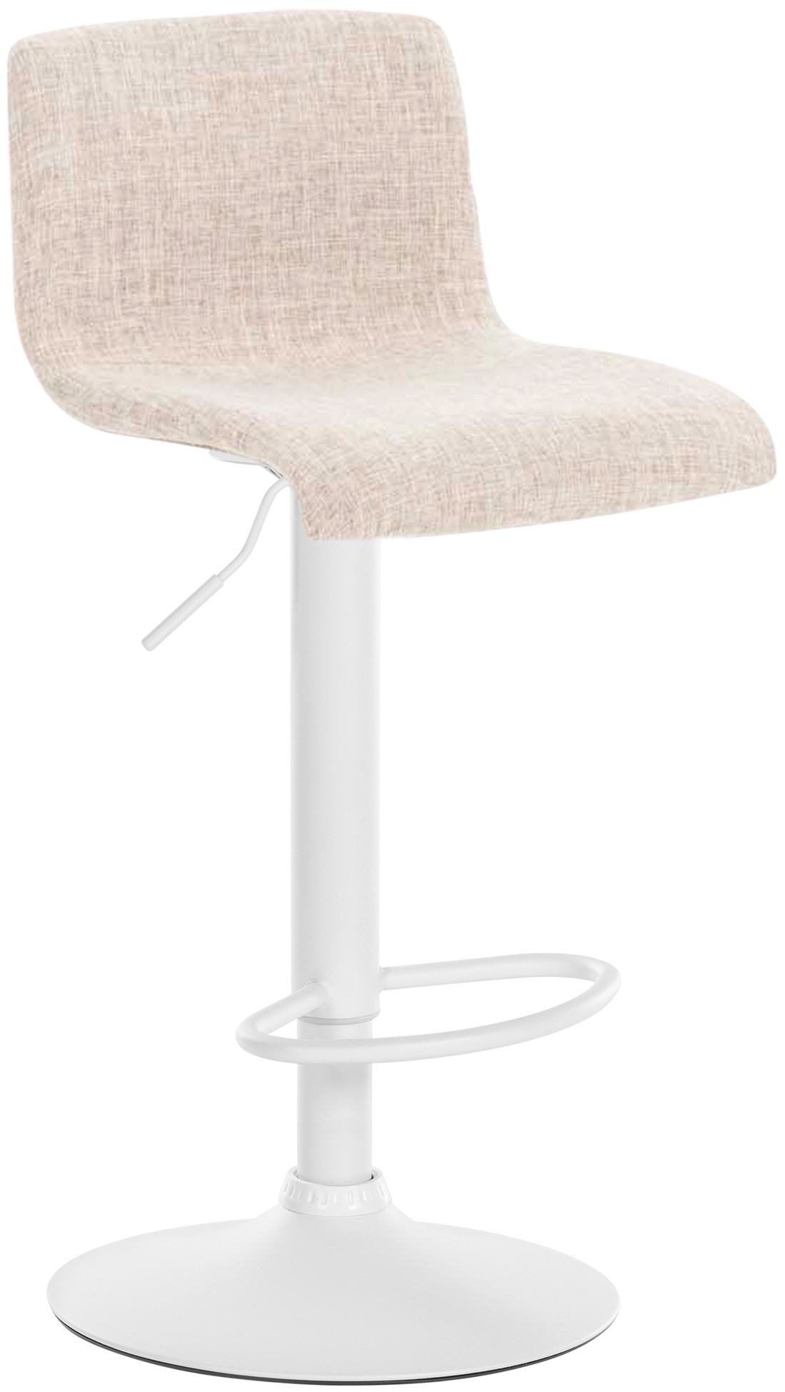 Barhocker Hoover Stoff W, creme