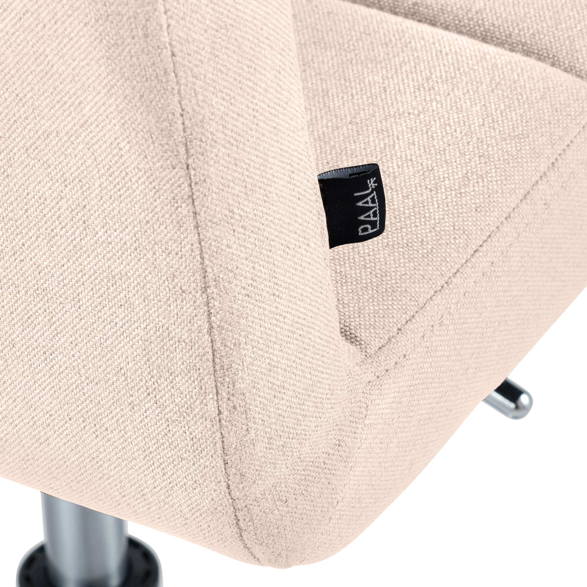 Stuhl Ricky Stoff, creme