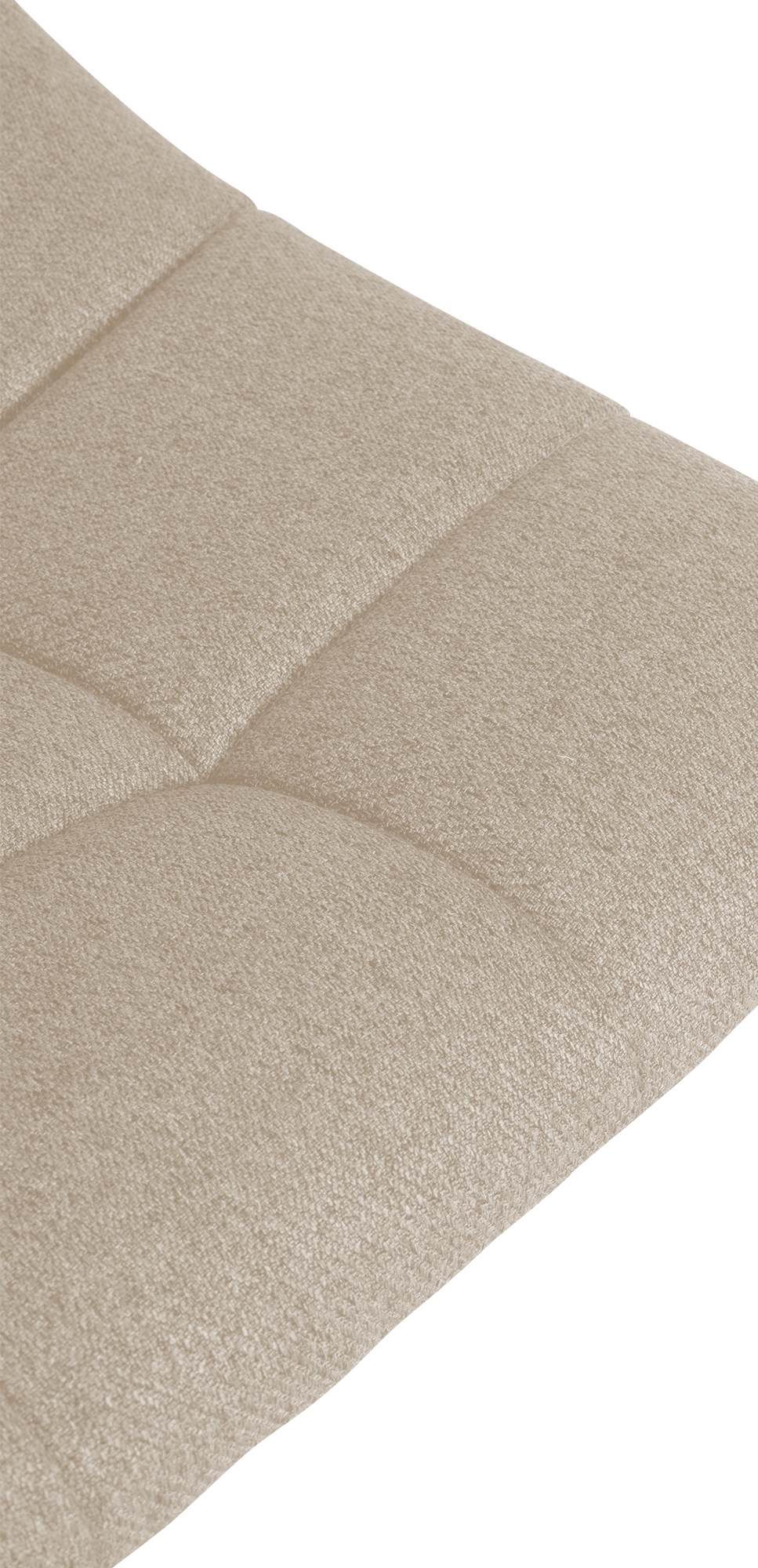 Barhocker Jerry Stoff chrom, creme