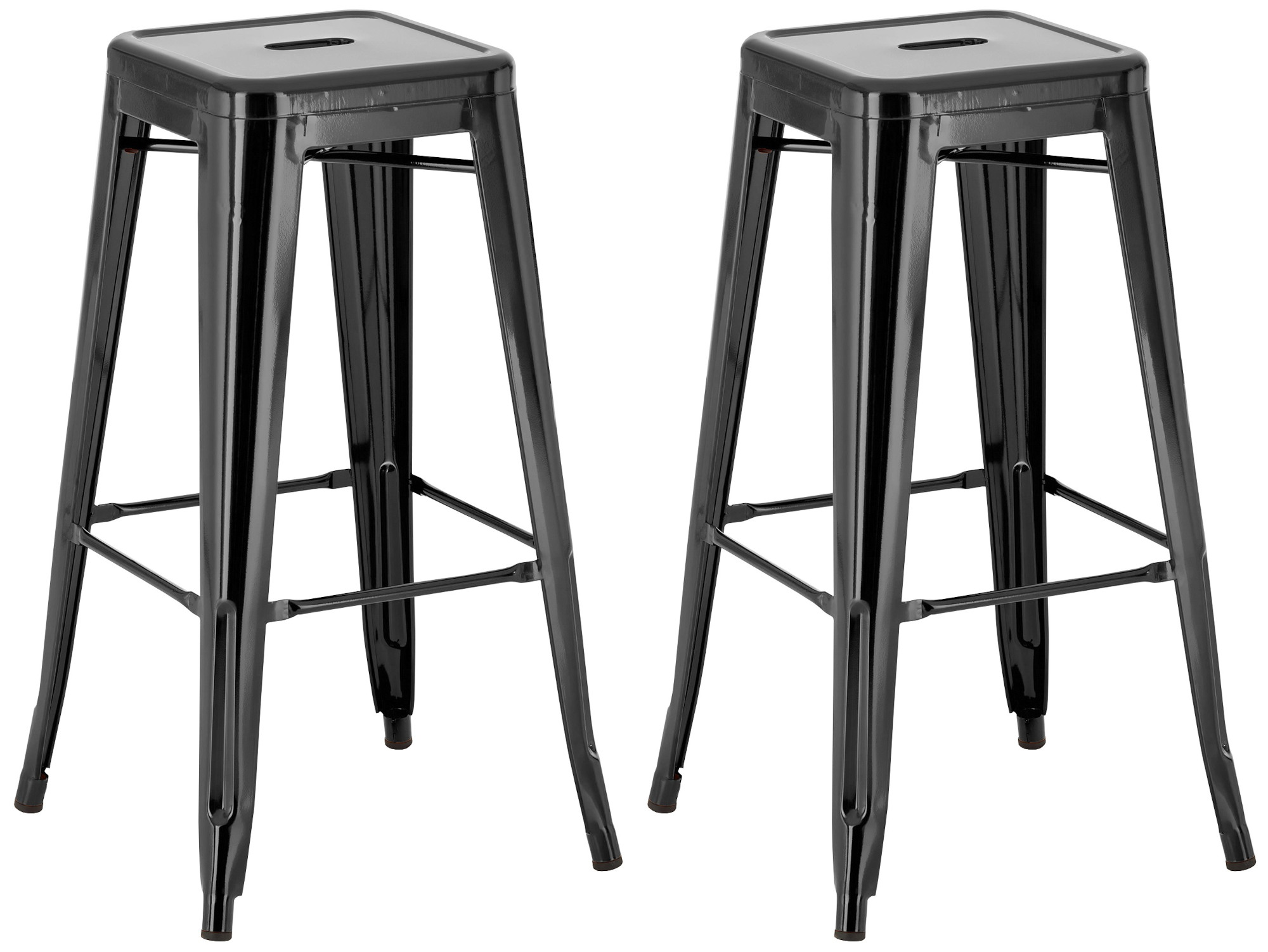 2er Set Barhocker Joshua, schwarz