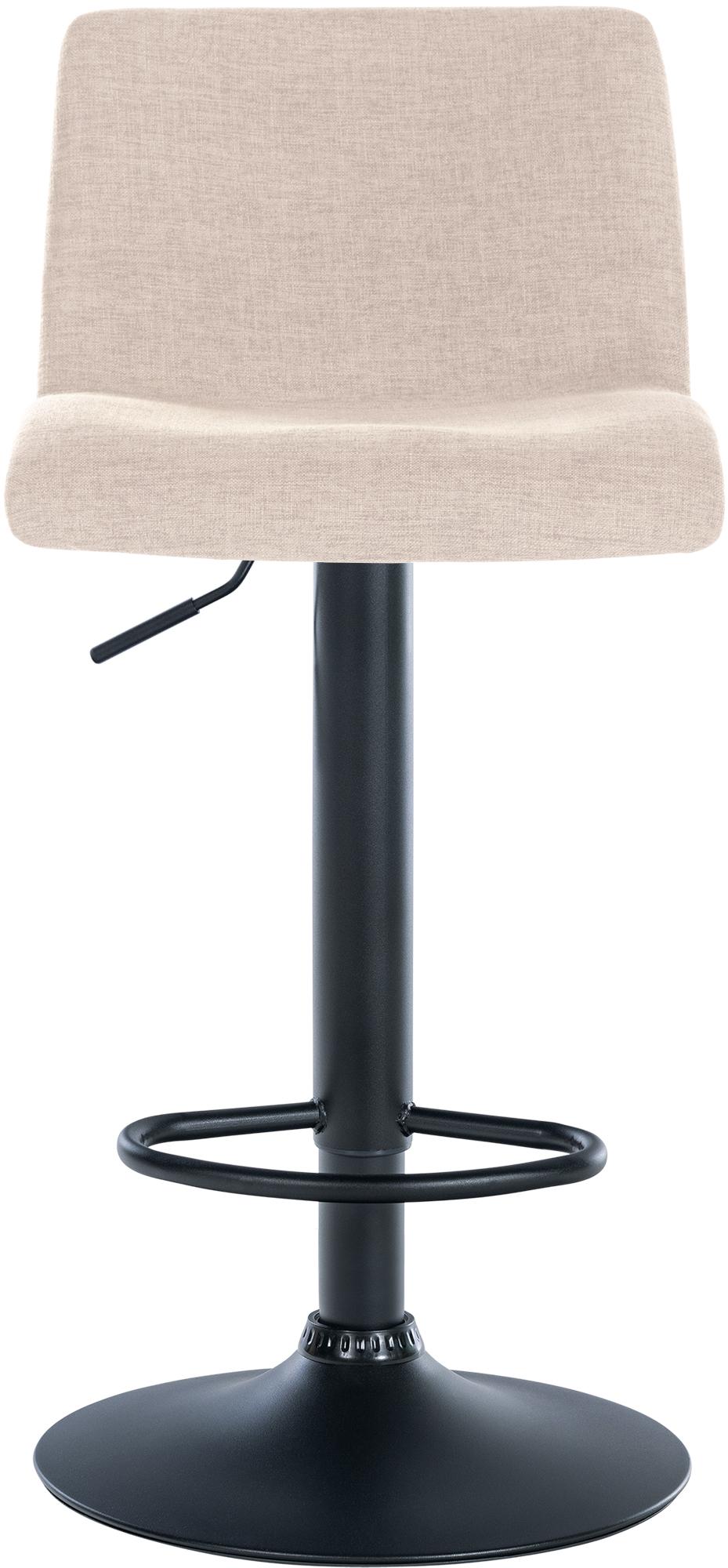 Barhocker Branford Stoff, creme