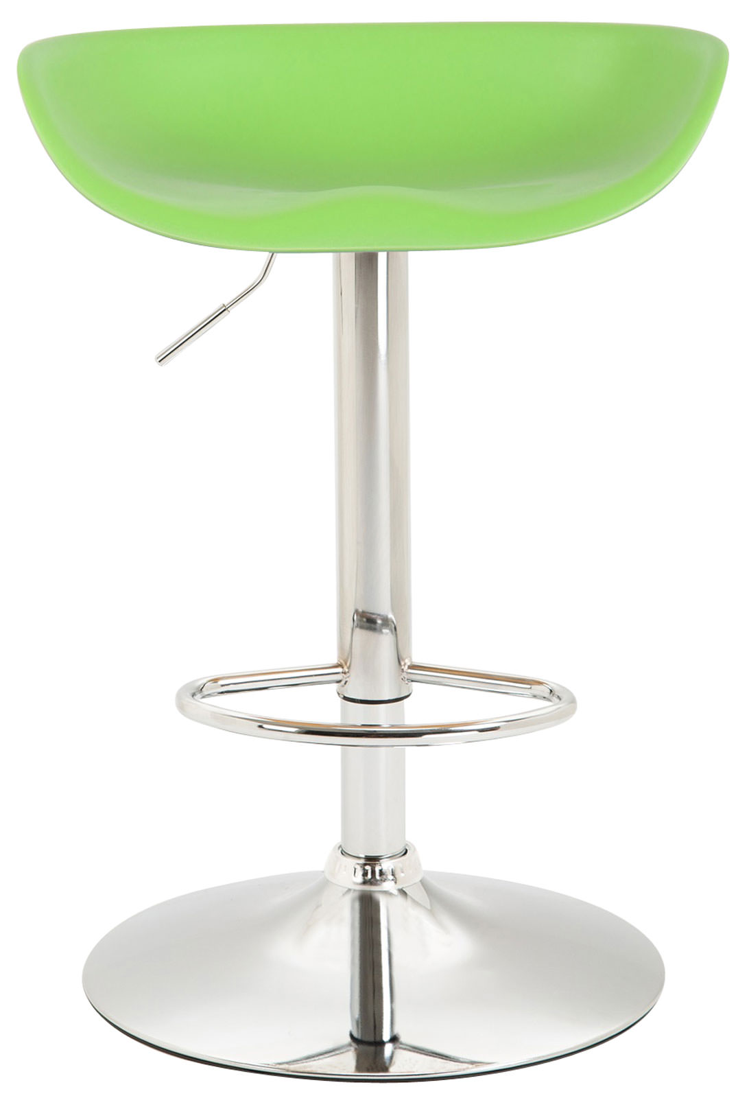 Barhocker Anaheim Kunststoff chrom, grün
