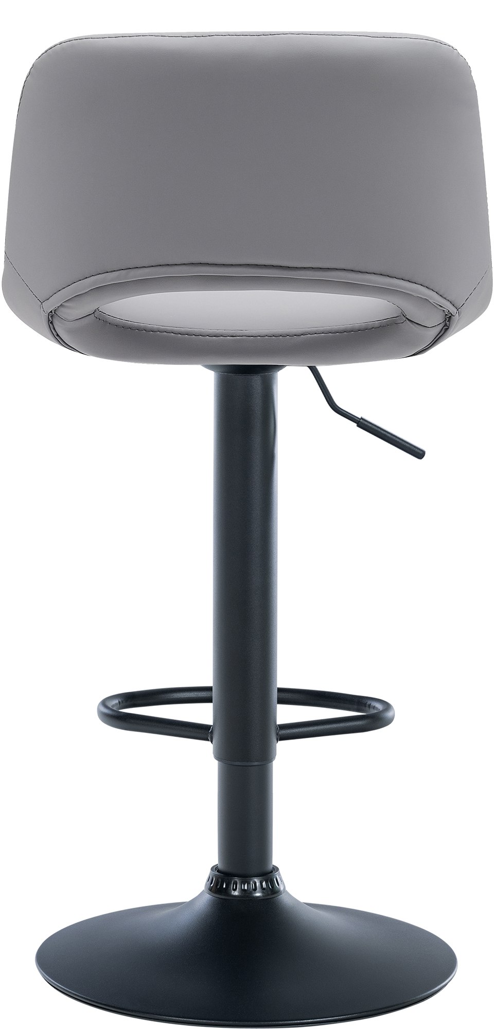 Barhocker Camden Kunstleder schwarz, grau