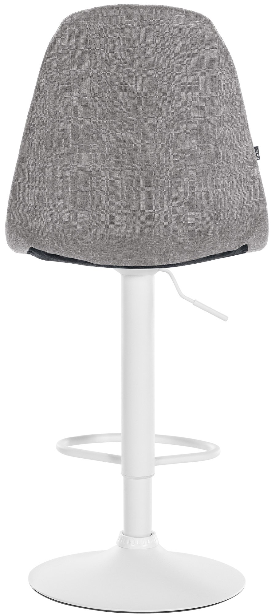 Barhocker Elmore Stoff W, grau