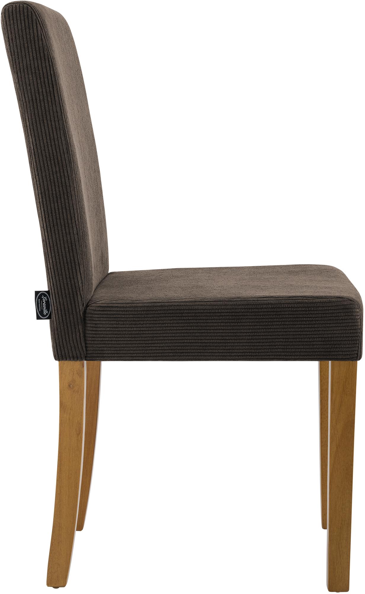 Esszimmerstuhl Ina Cord antik hell, braun