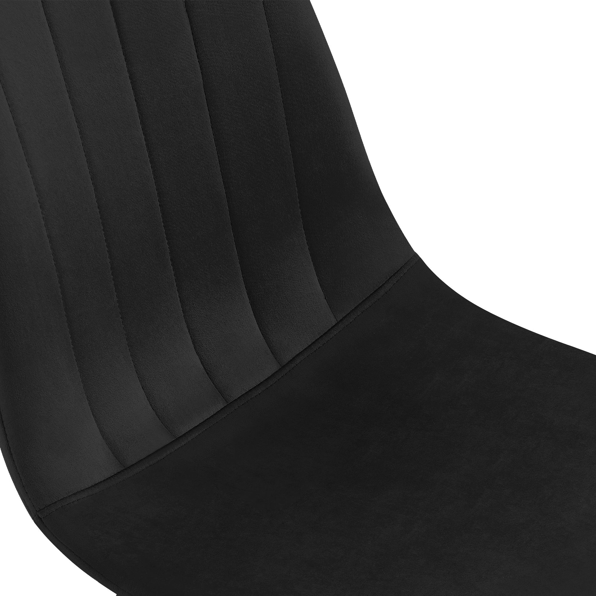 Esszimmerstuhl Baxter Samt, schwarz