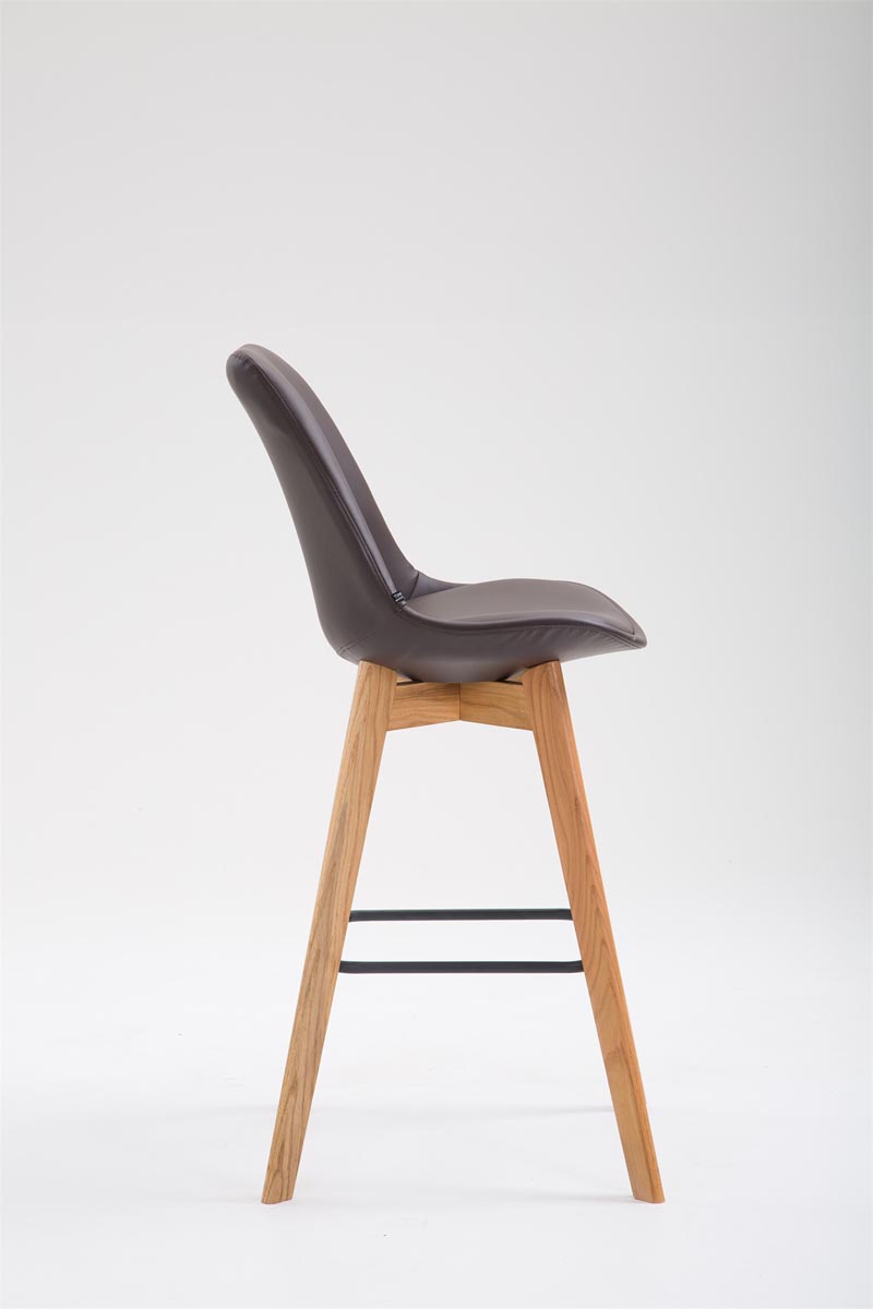 Barhocker Metz Kunstleder Natura, braun