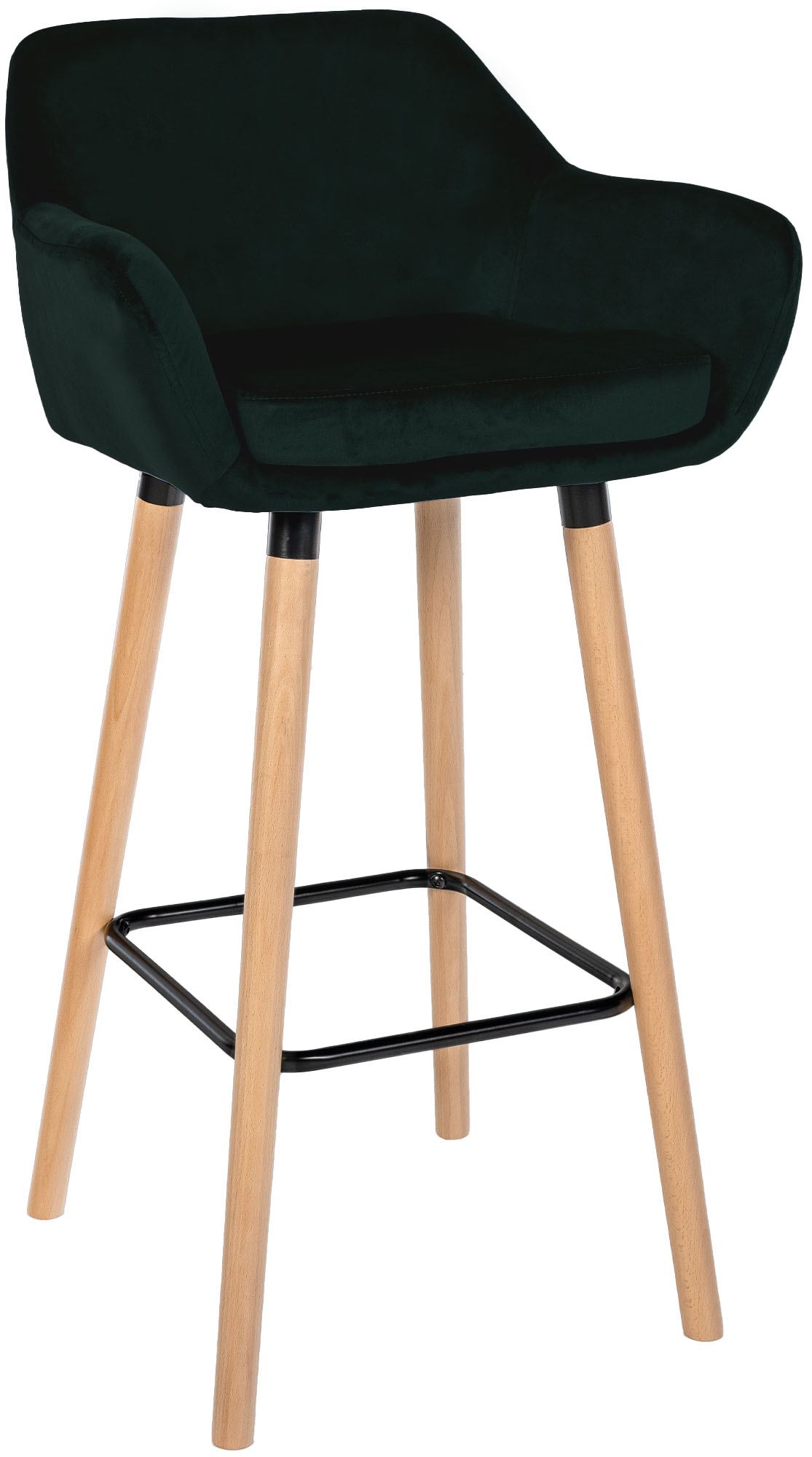 Barhocker Grant Samt, grün
