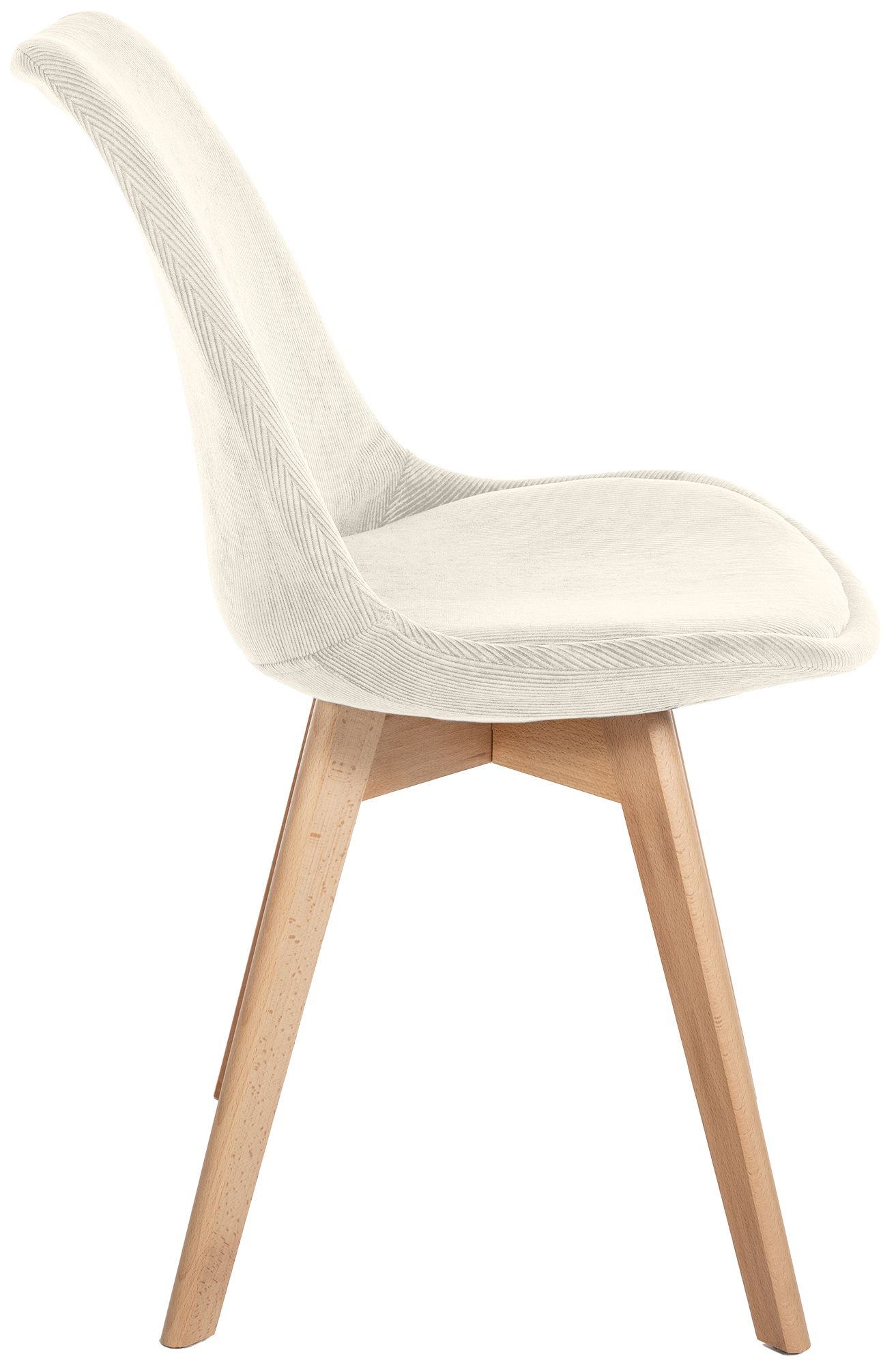 4er Set Stuhl Linares Cord, beige