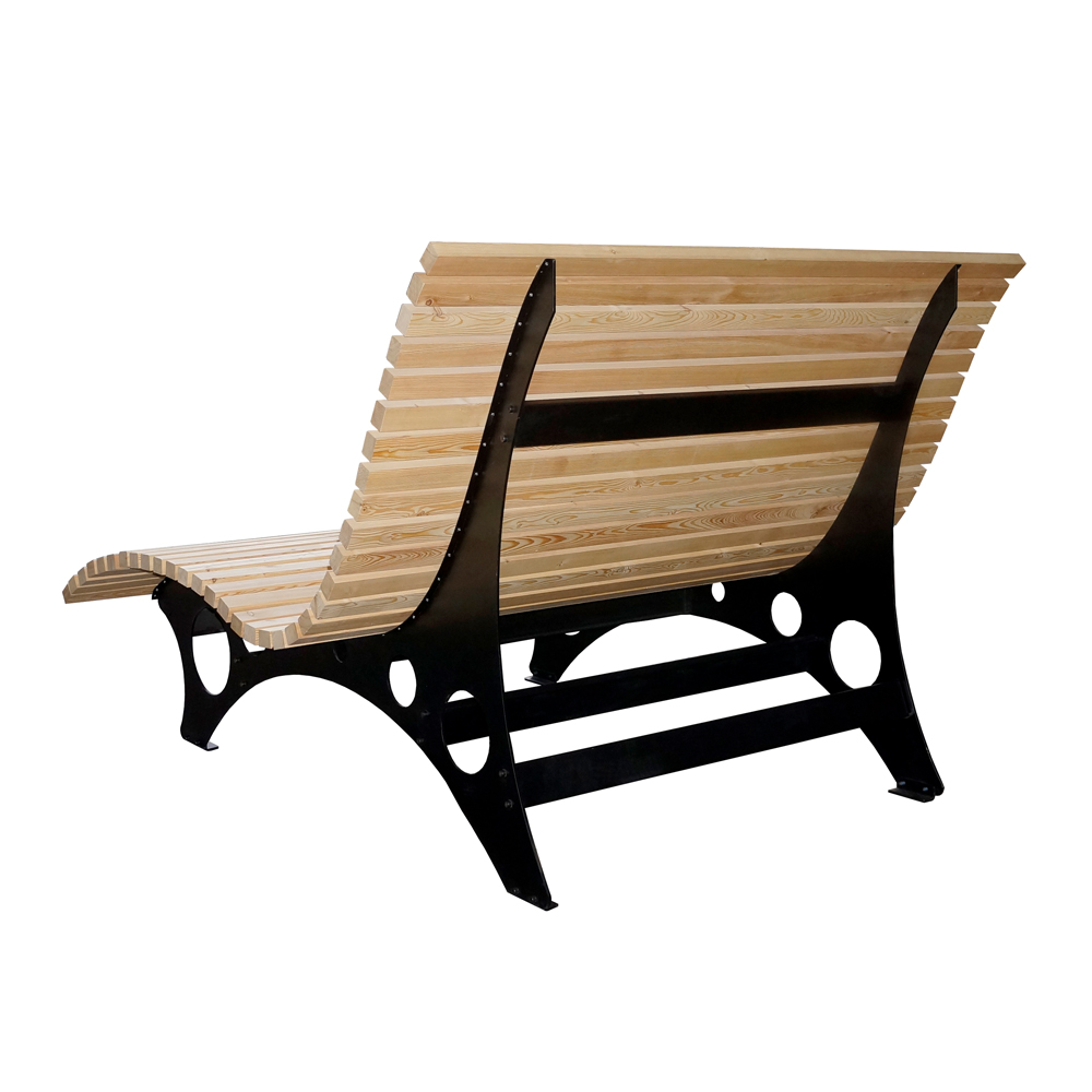 Wellenholzliege / Waldsofa TAIGA - 150 cm