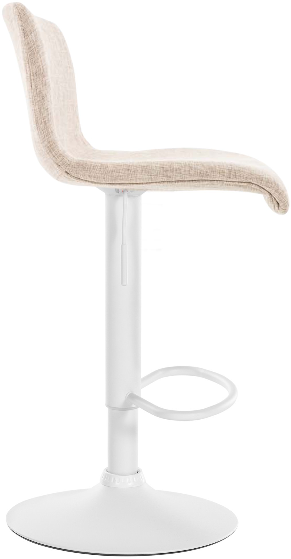 Barhocker Hoover Stoff W, creme