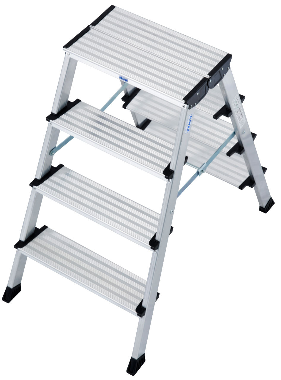 MONTO Doppel-Klapptritt Treppo, 2x4 Stufen