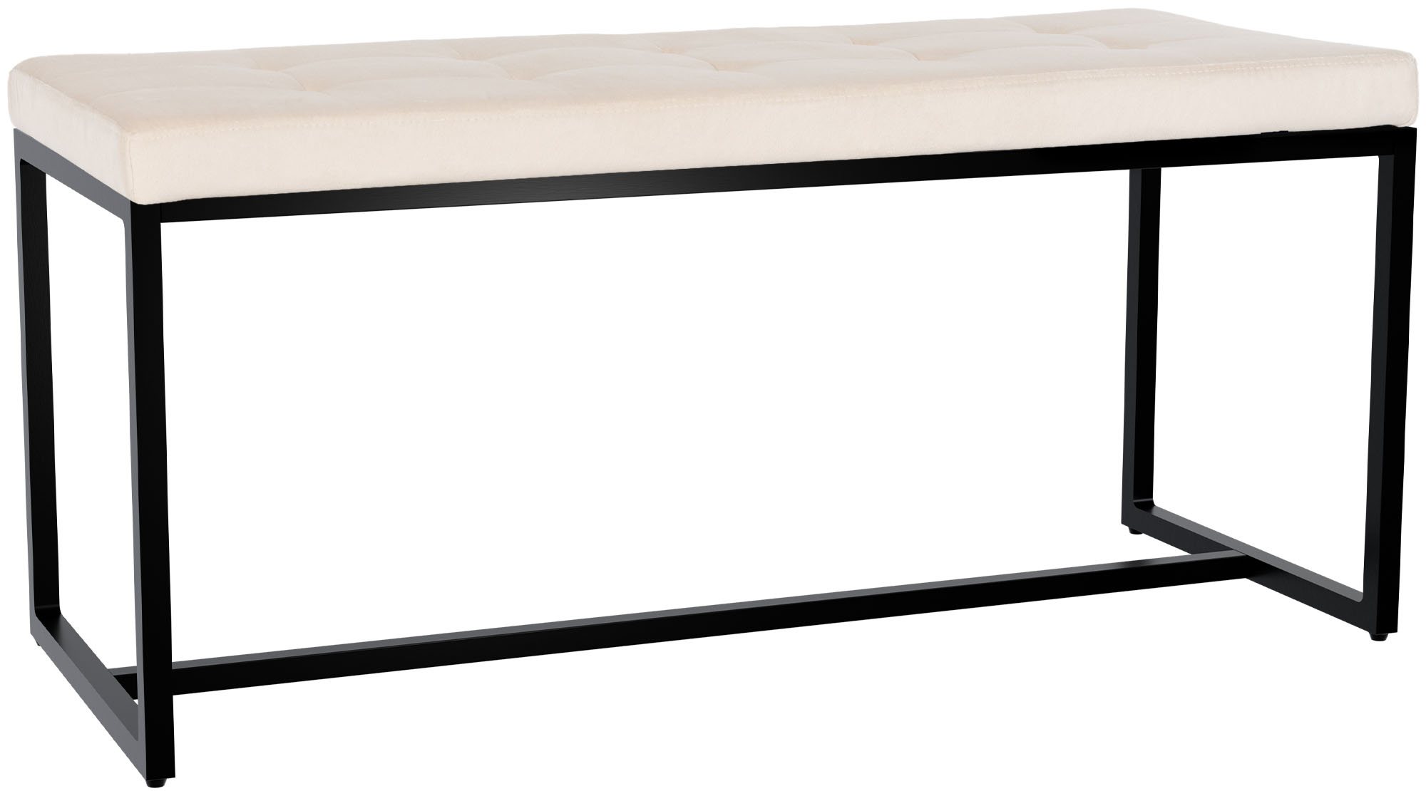 Sitzbank Barci B Samt, creme