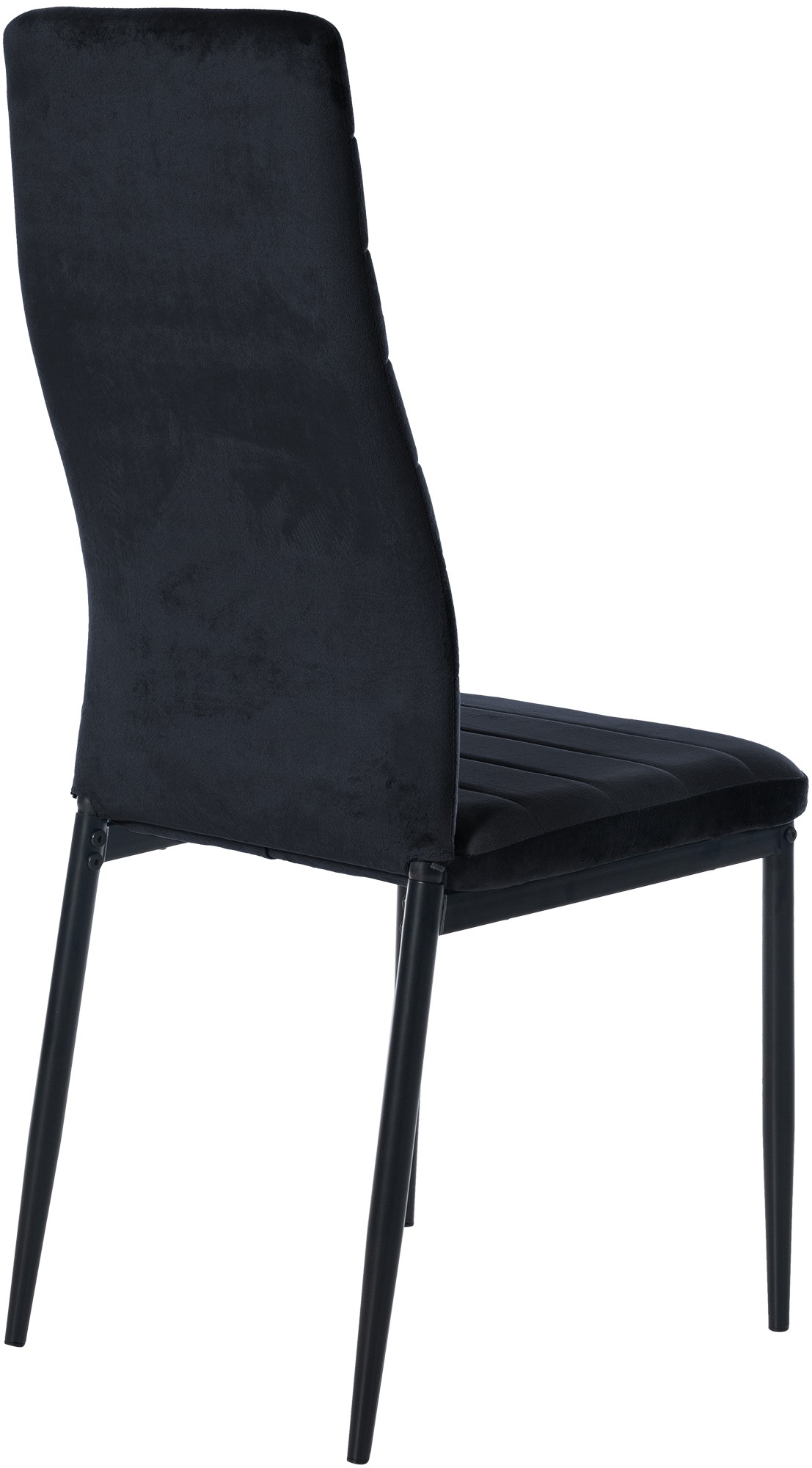 Esszimmerstuhl Mayfair Samt, schwarz