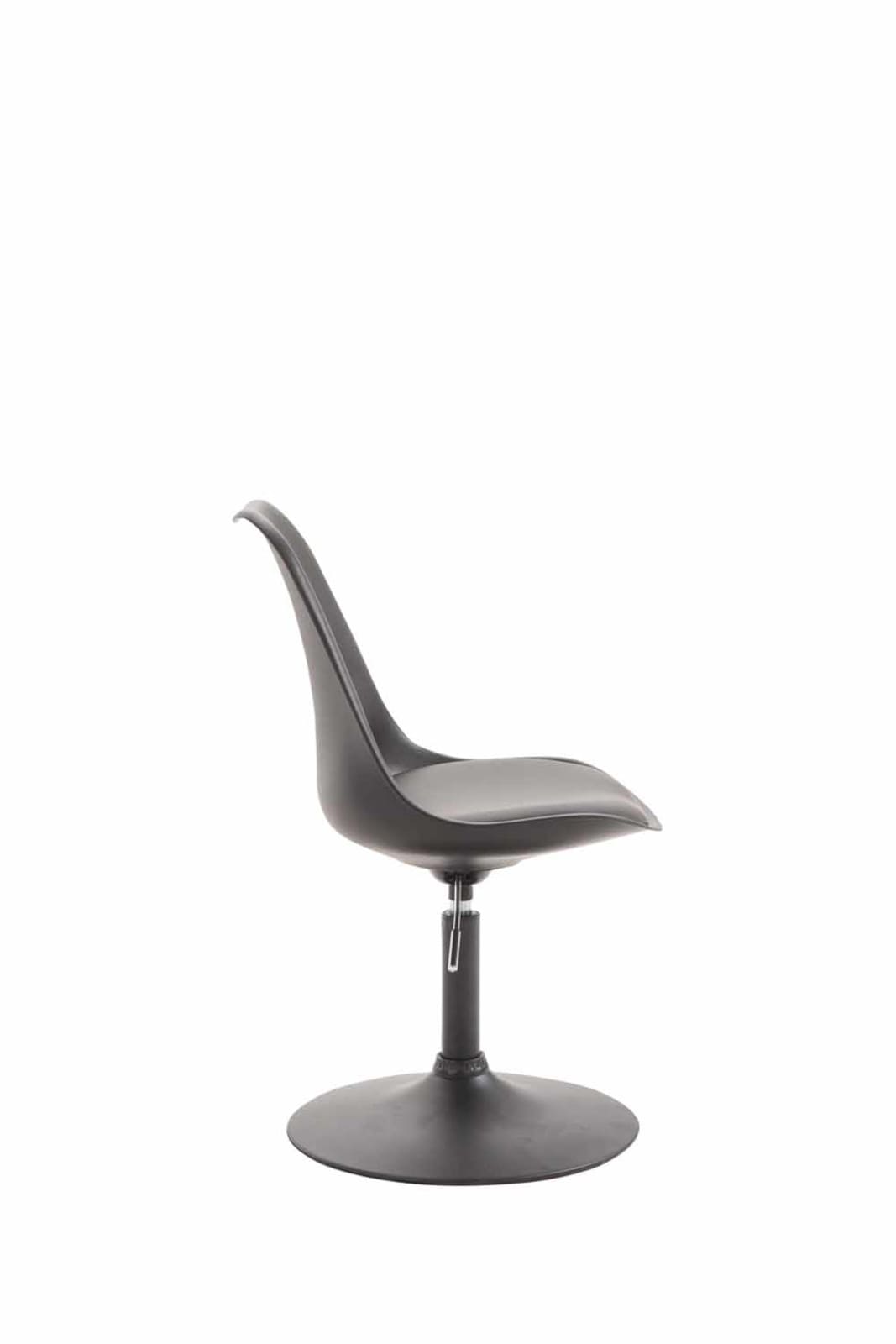4er Set Esszimmerstühle Maverick B Kunststoff, schwarz