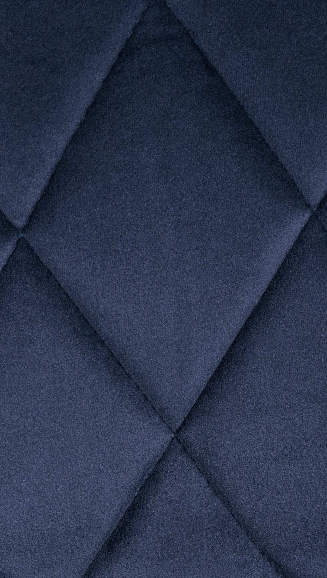 Barhocker Lazio Samt weiß, blau